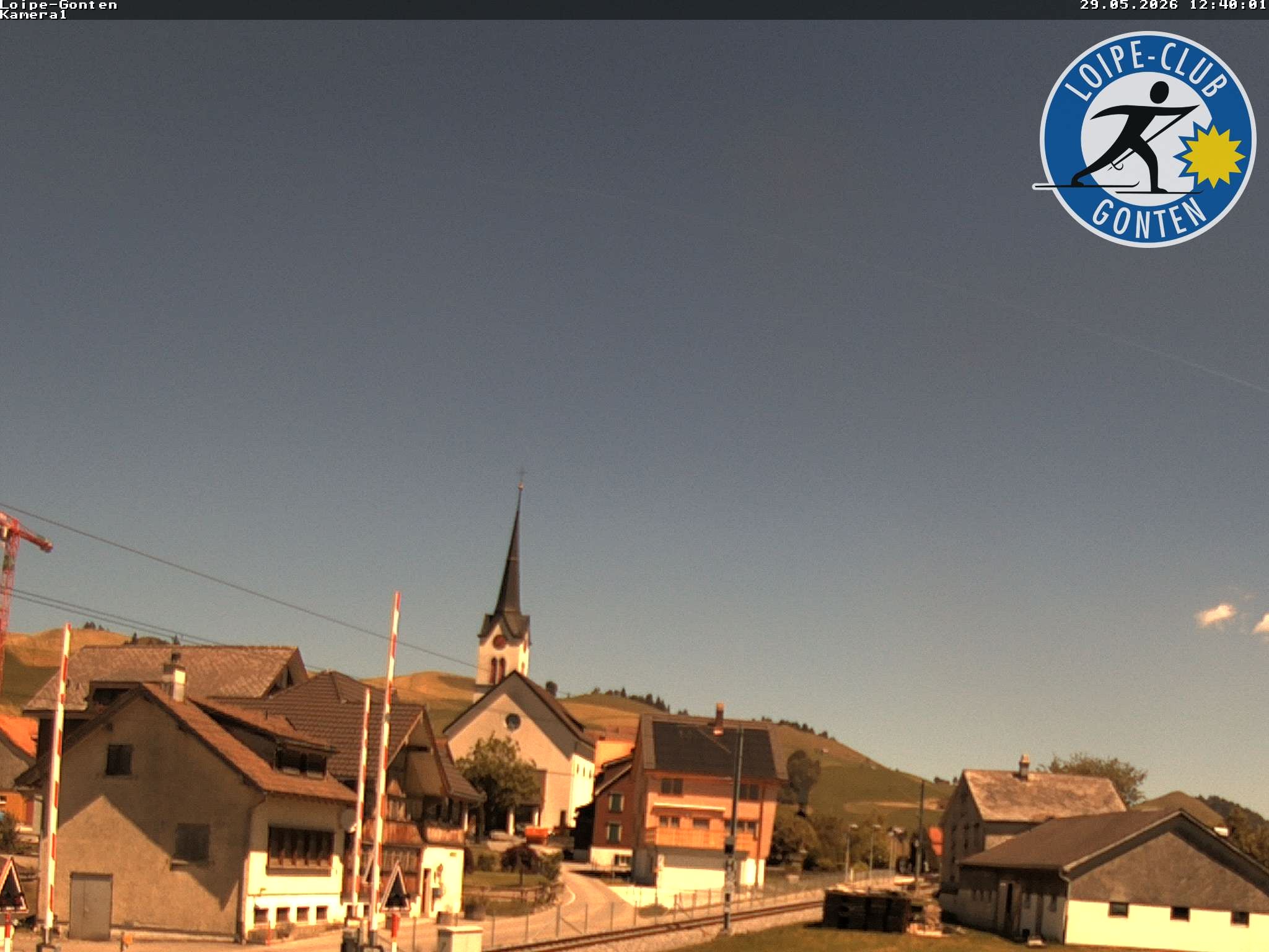 Archiv Foto Webcam Gonten - Blick zur Kirche