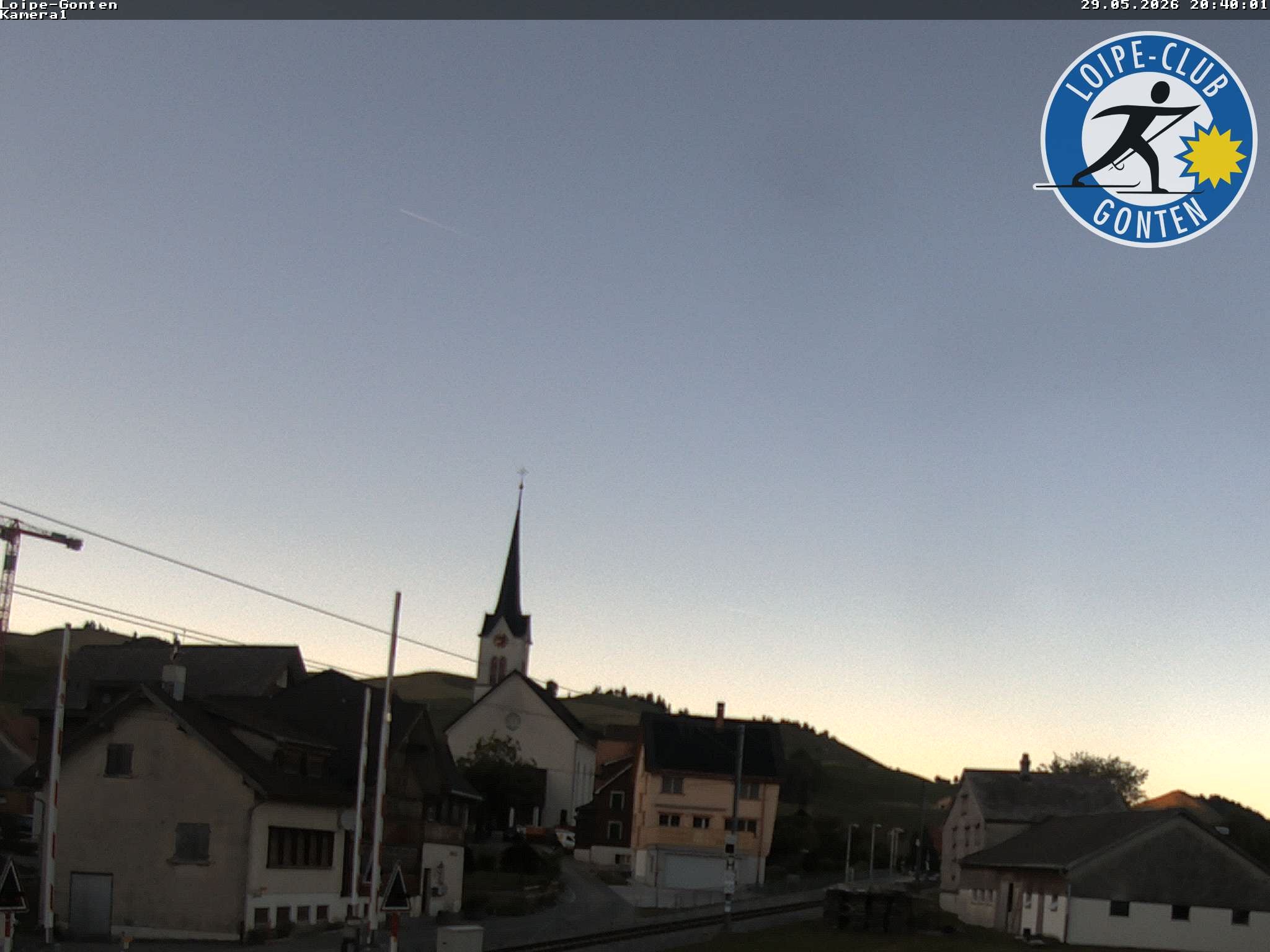 Archiv Foto Webcam Gonten - Blick zur Kirche