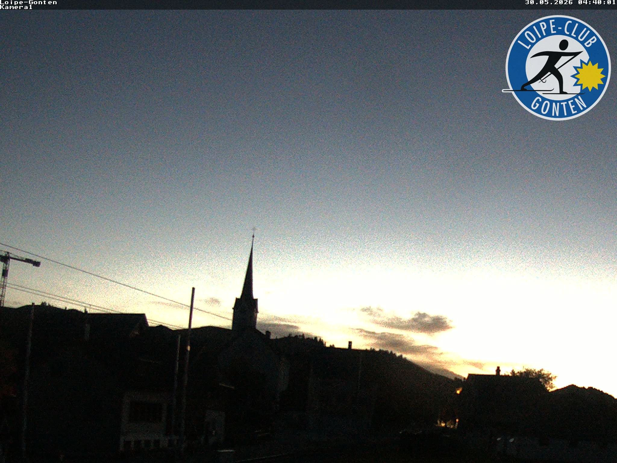 Archiv Foto Webcam Gonten - Blick zur Kirche