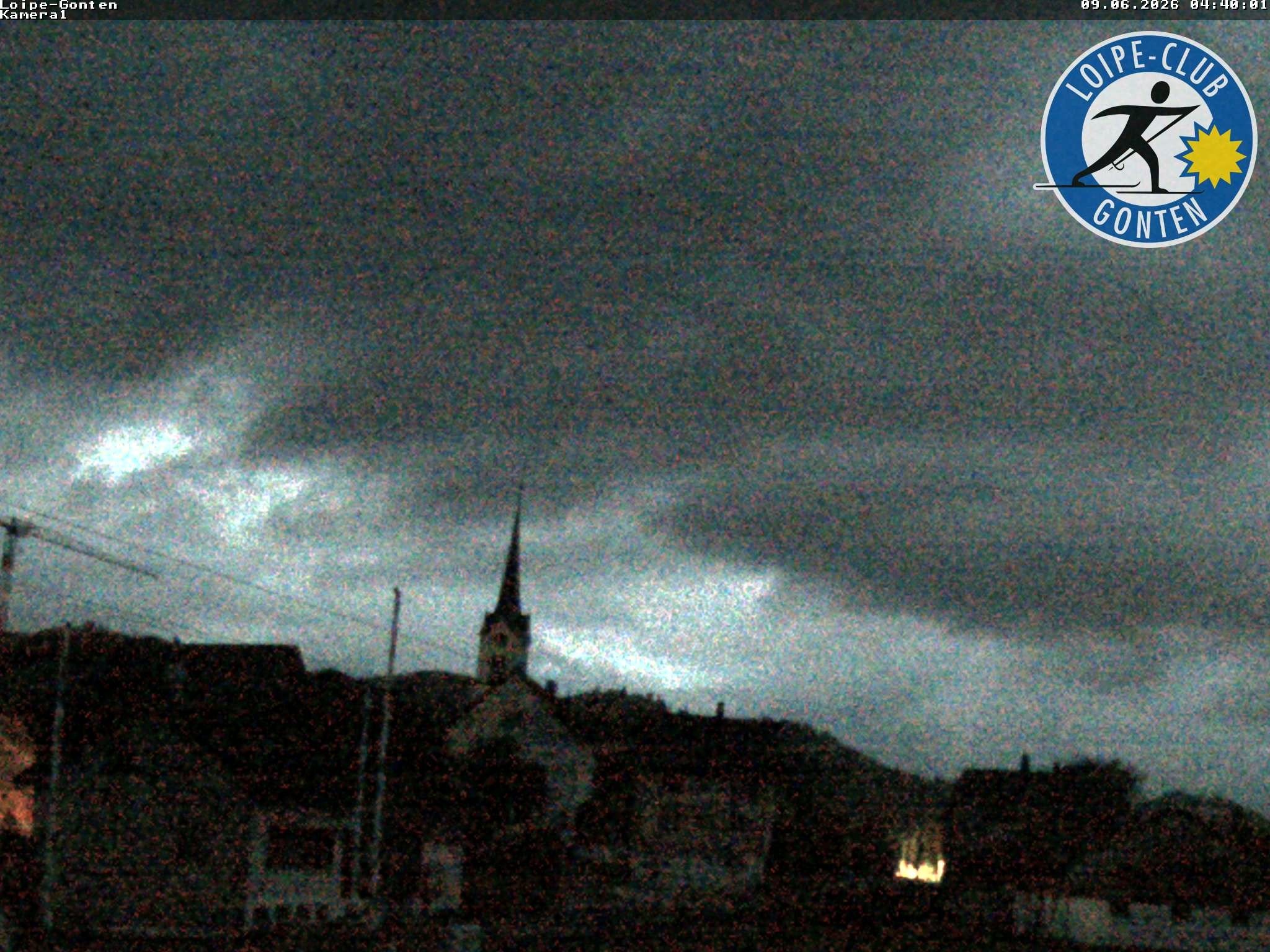 Archiv Foto Webcam Gonten - Blick zur Kirche