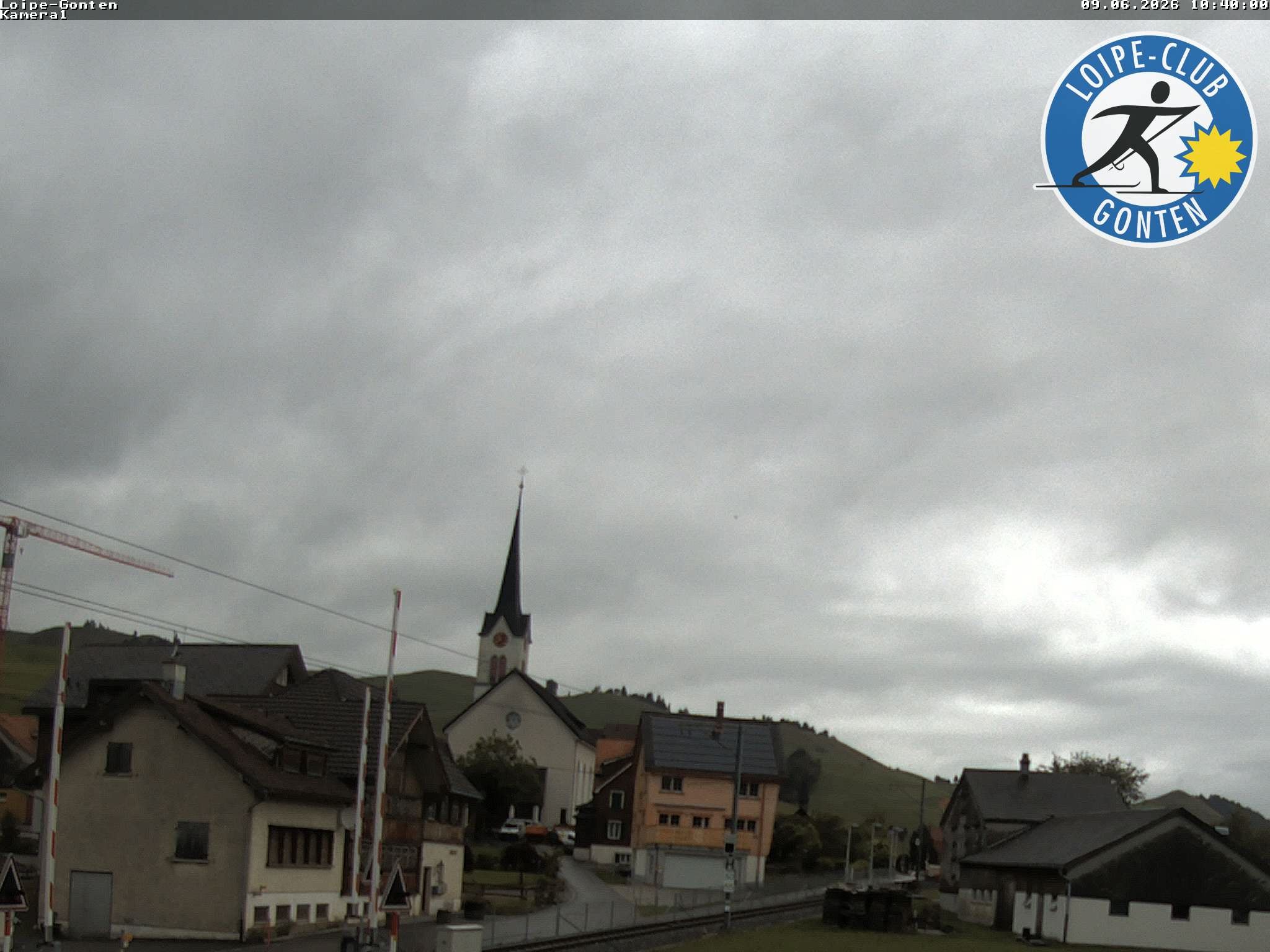 Archiv Foto Webcam Gonten - Blick zur Kirche