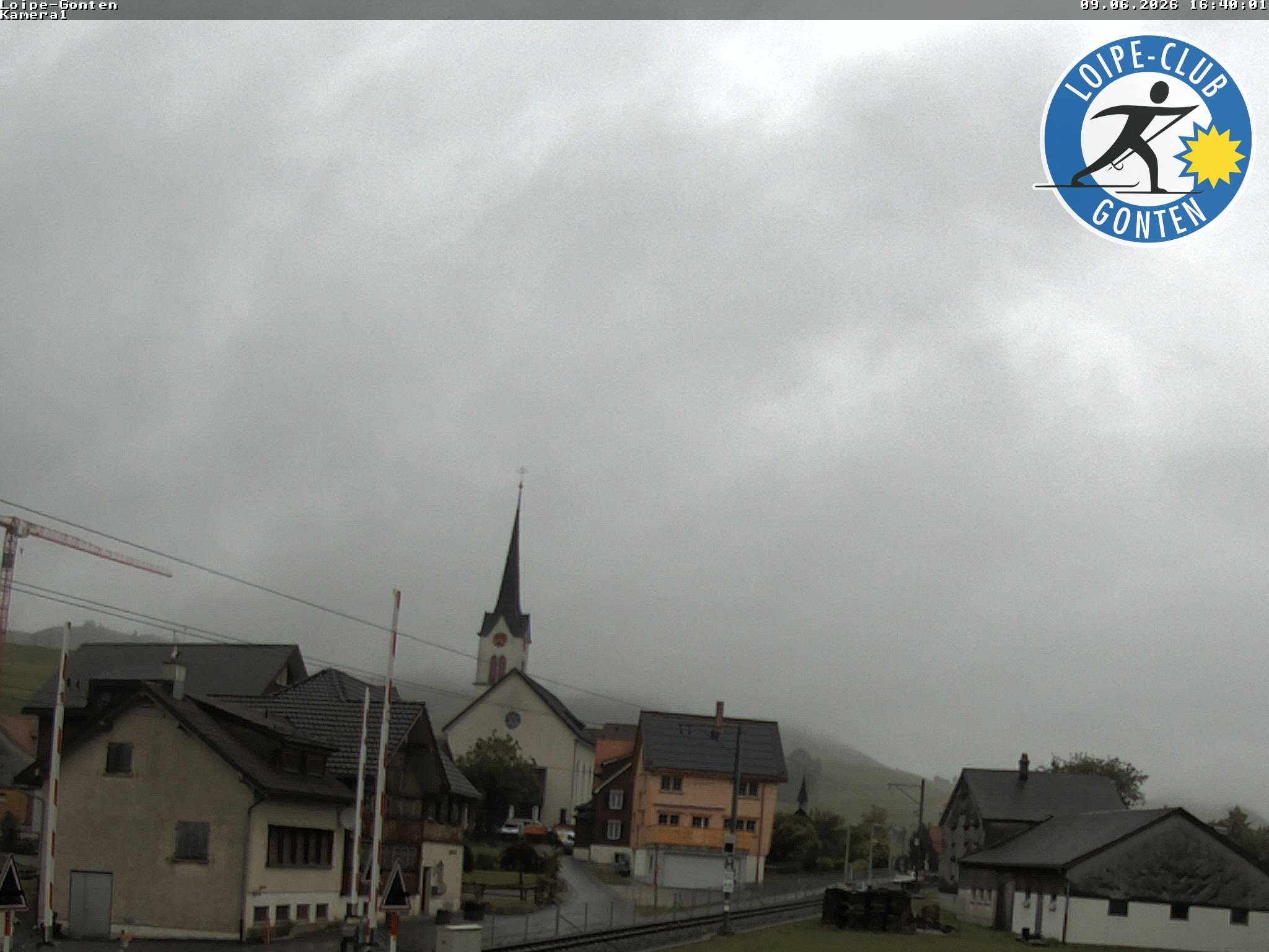 Archiv Foto Webcam Gonten - Blick zur Kirche