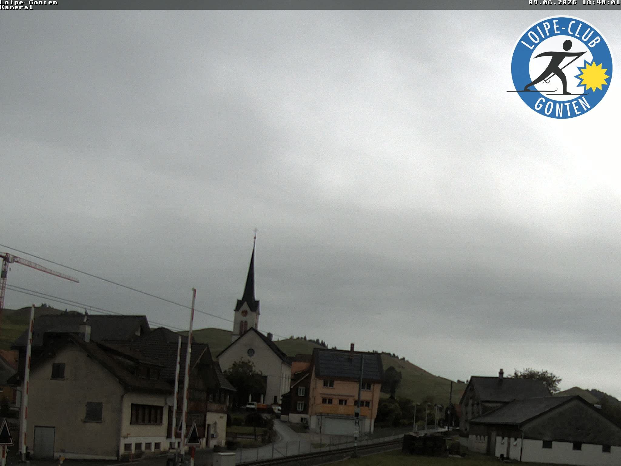 Archiv Foto Webcam Gonten - Blick zur Kirche