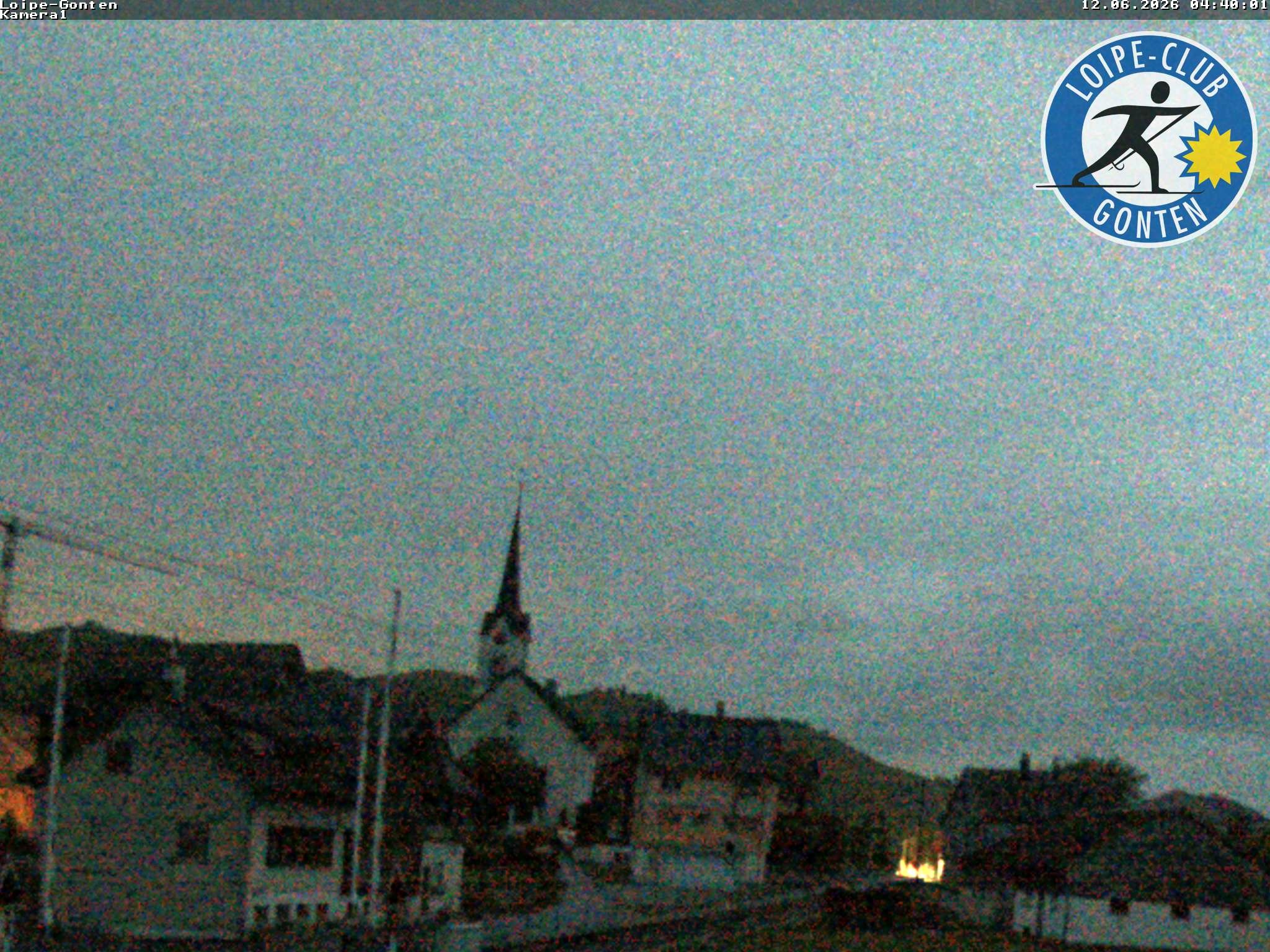 Archiv Foto Webcam Gonten - Blick zur Kirche