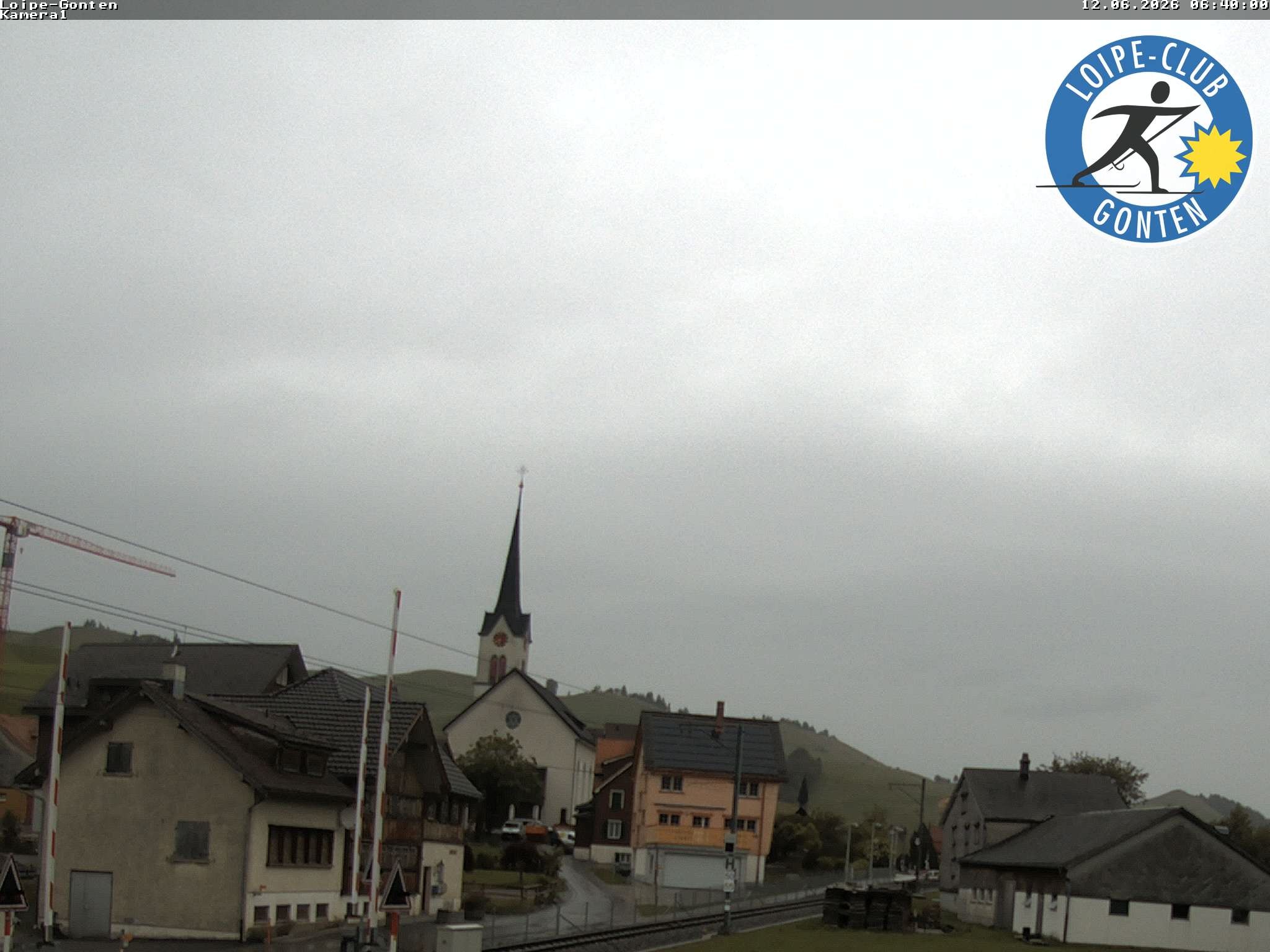 Archiv Foto Webcam Gonten - Blick zur Kirche