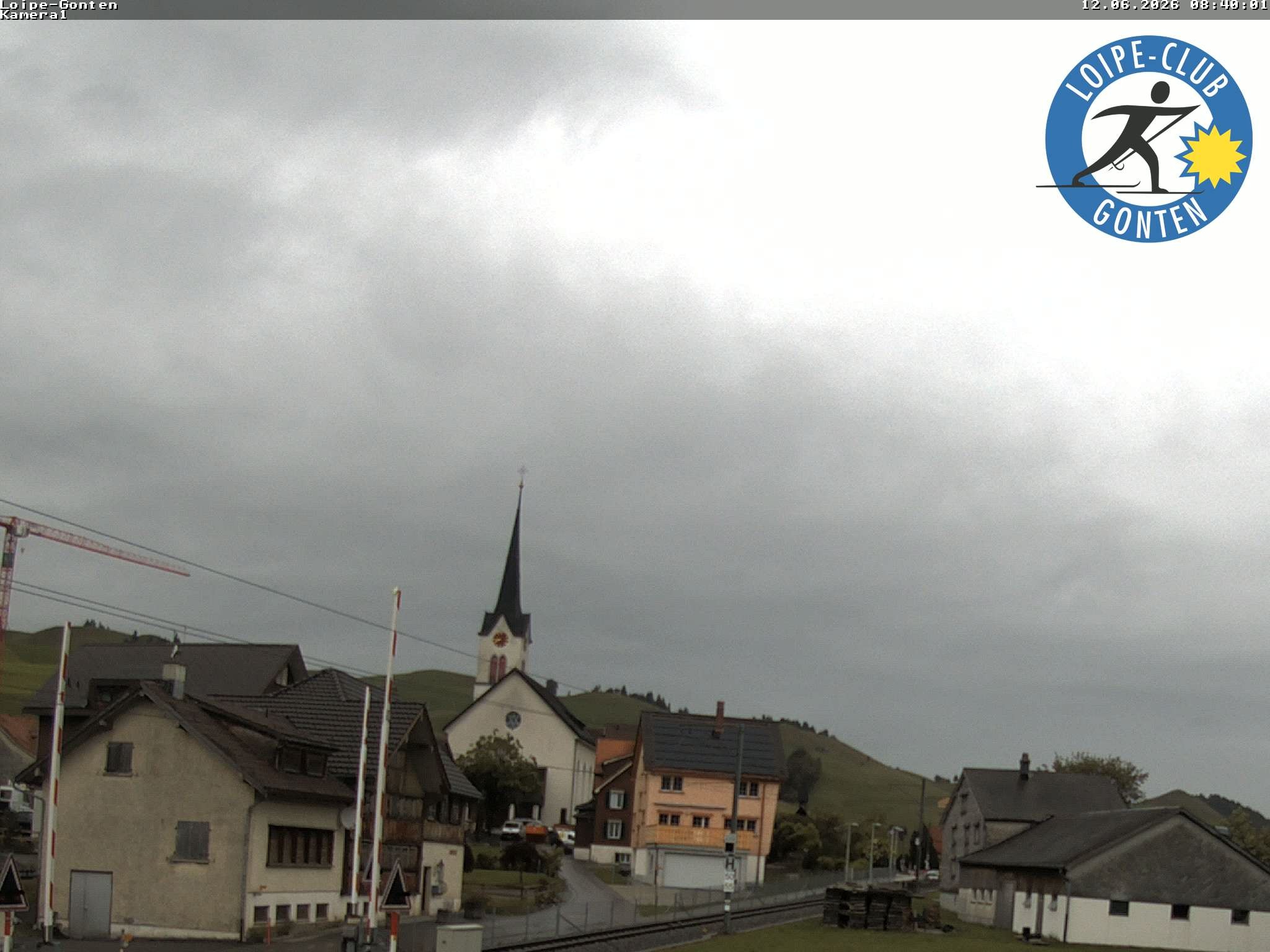 Archiv Foto Webcam Gonten - Blick zur Kirche
