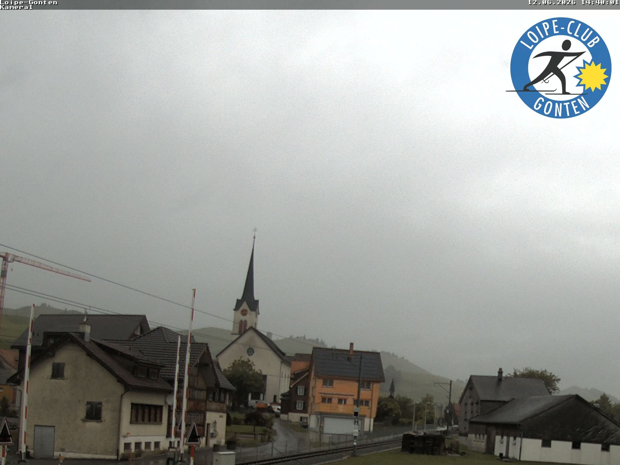 Archiv Foto Webcam Gonten - Blick zur Kirche