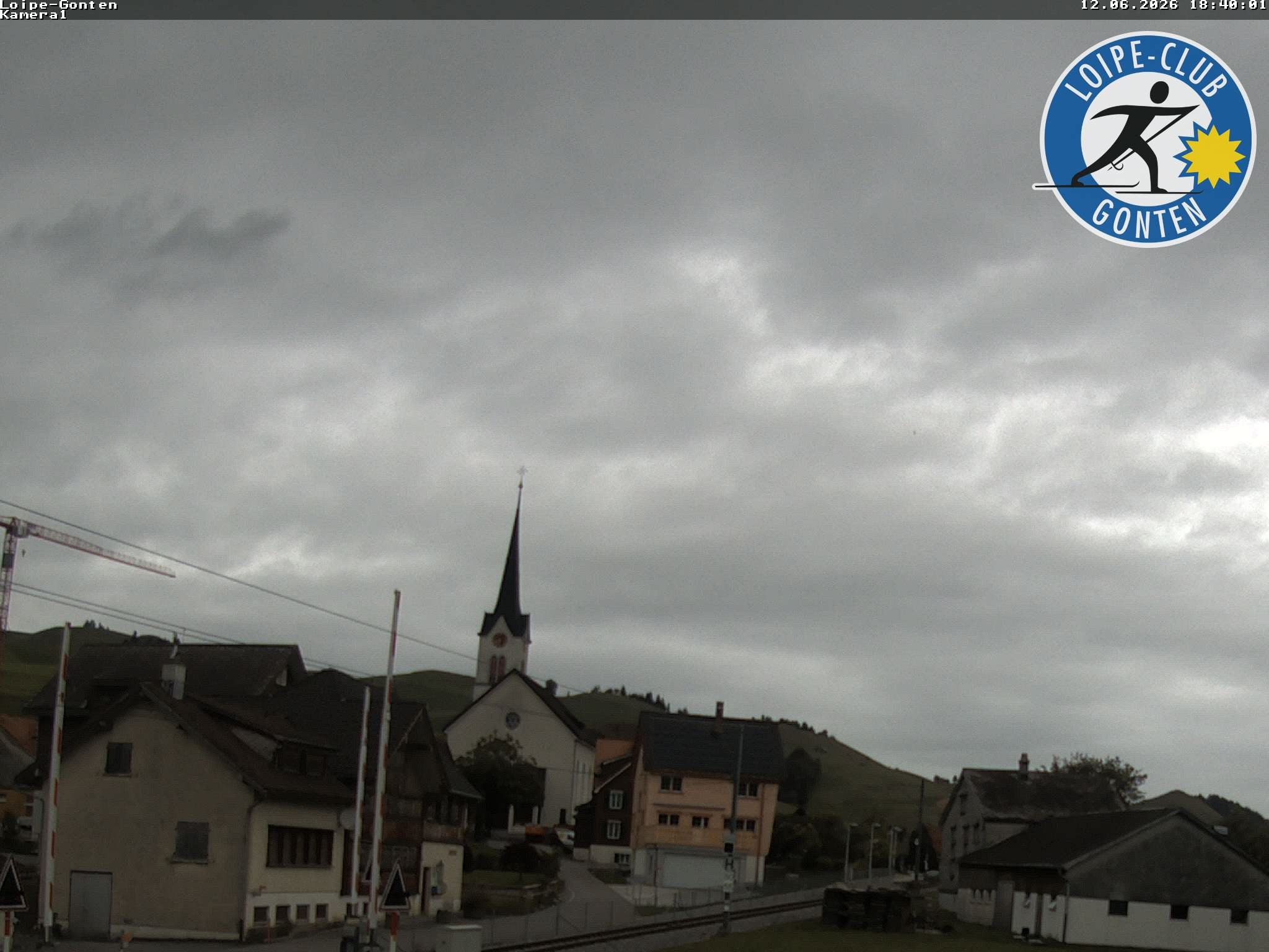 Archiv Foto Webcam Gonten - Blick zur Kirche