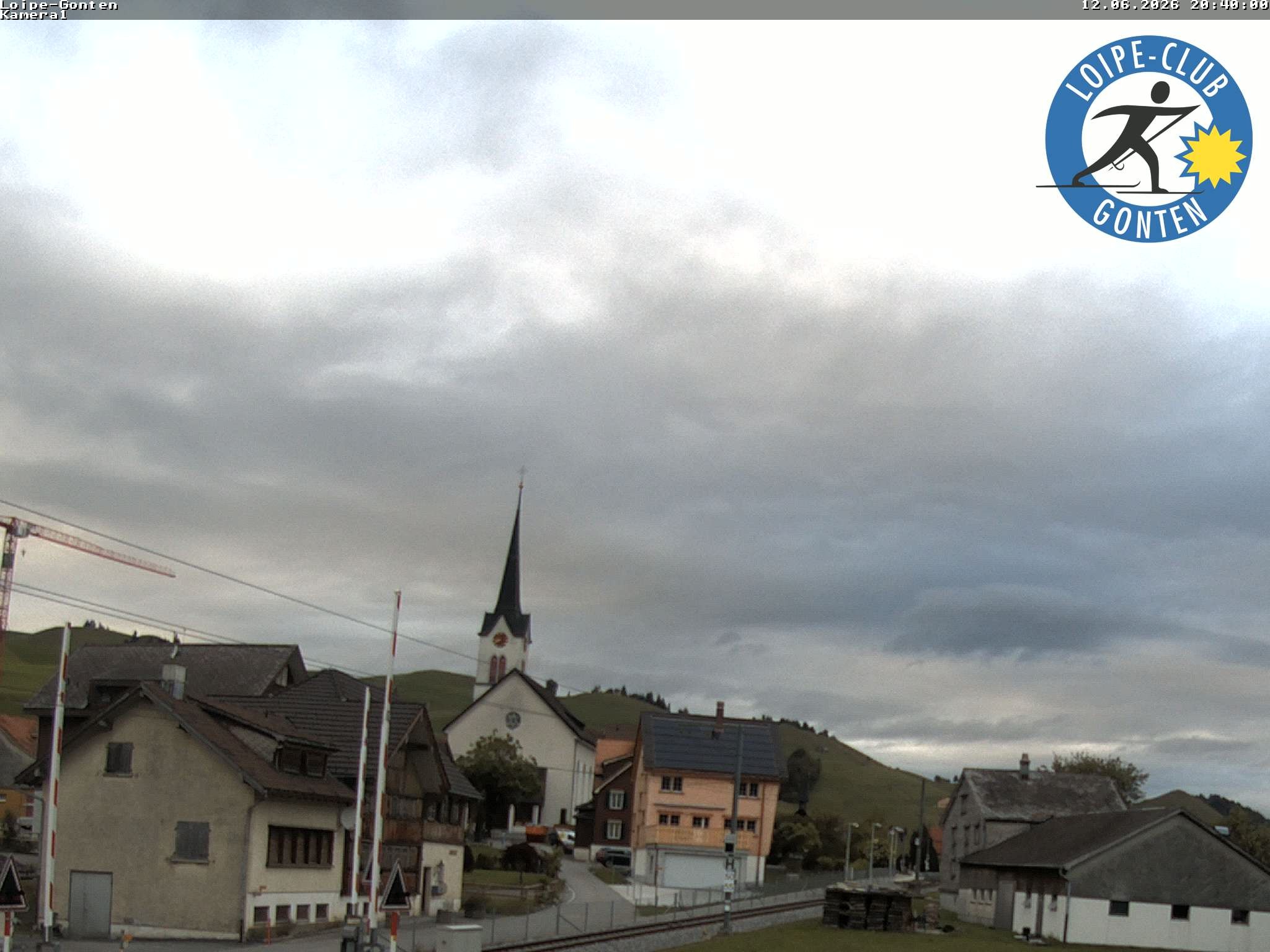 Archiv Foto Webcam Gonten - Blick zur Kirche