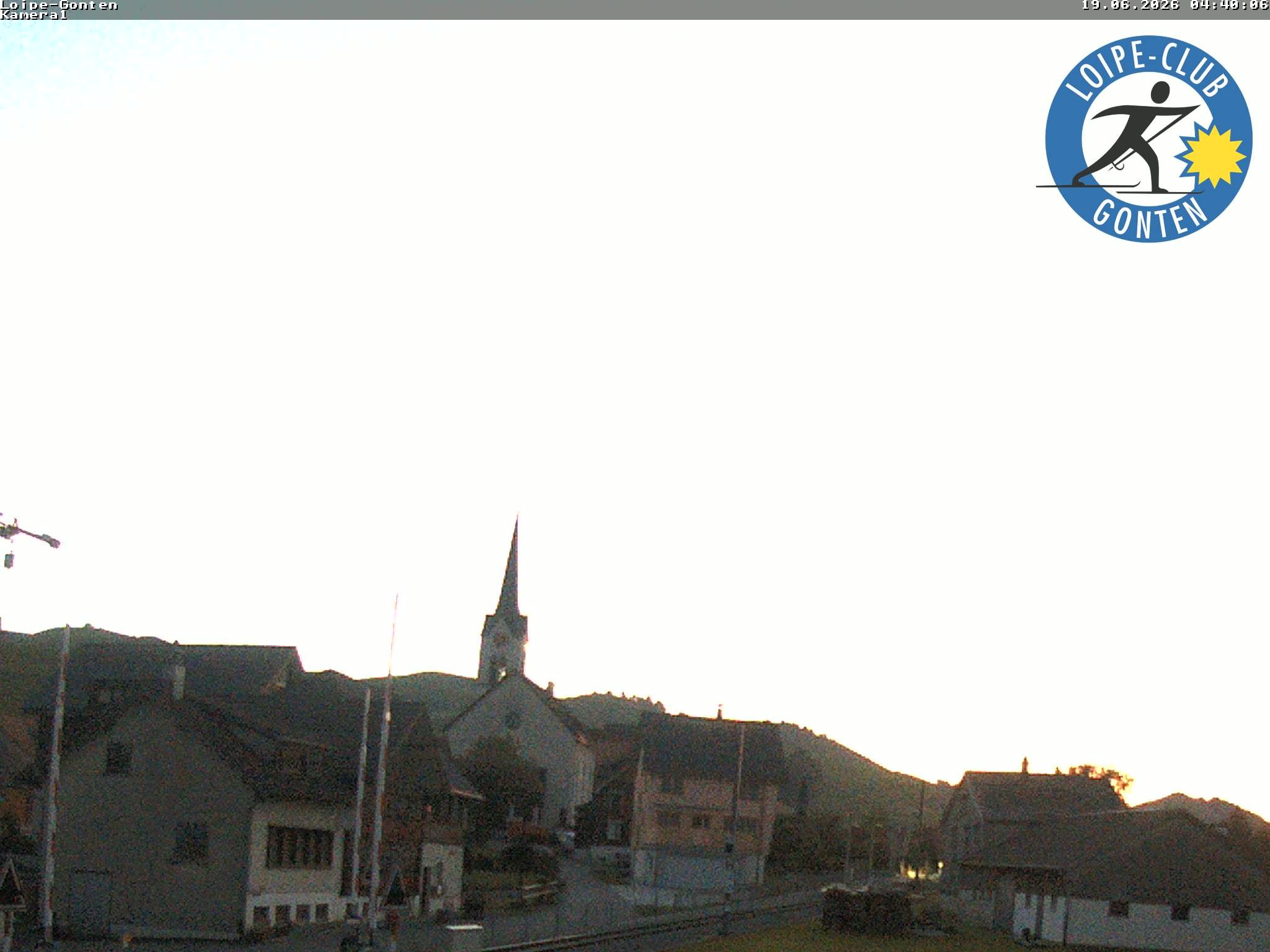 Archiv Foto Webcam Gonten - Blick zur Kirche