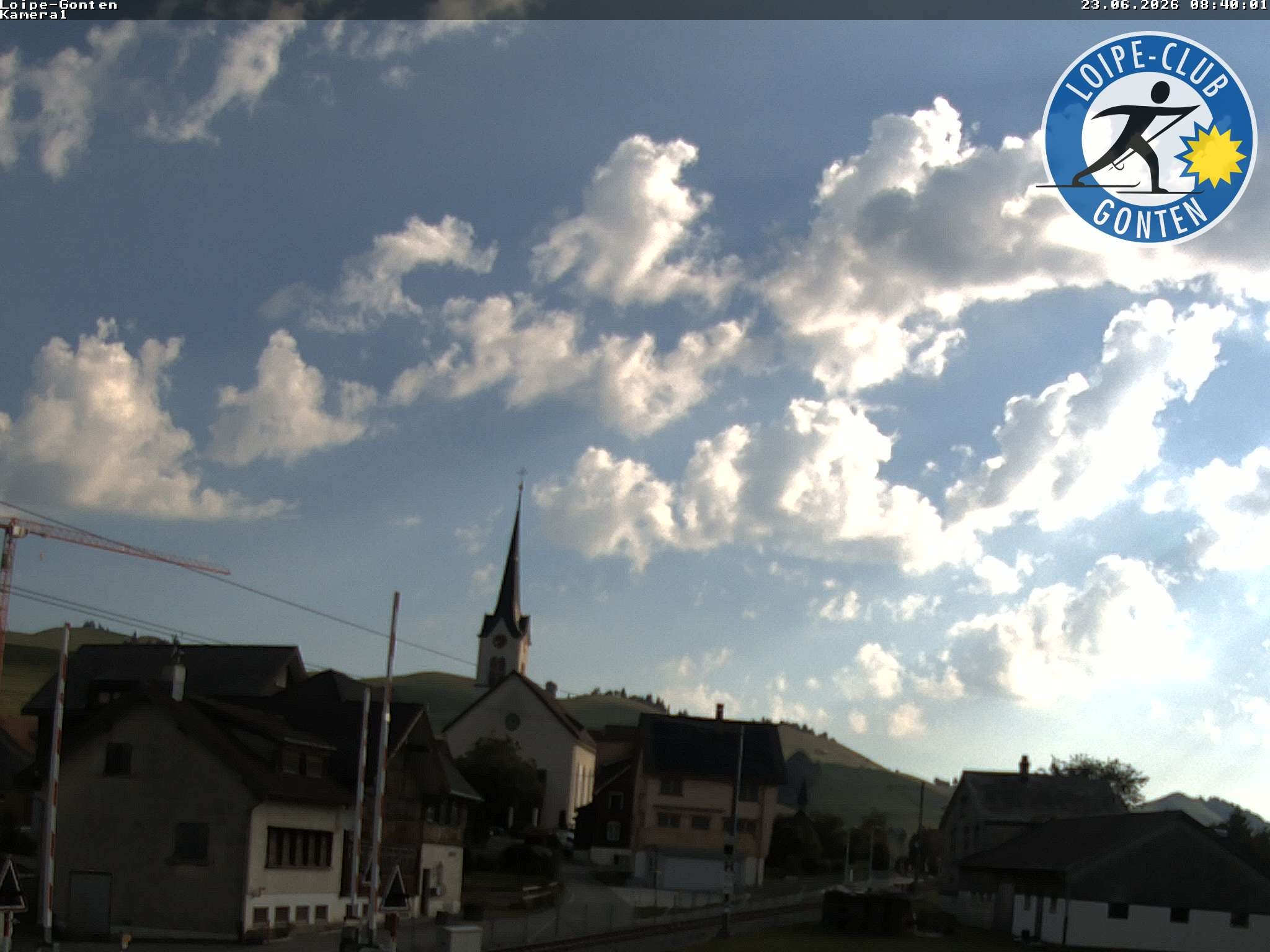 Archived image Webcam Gonten - Church