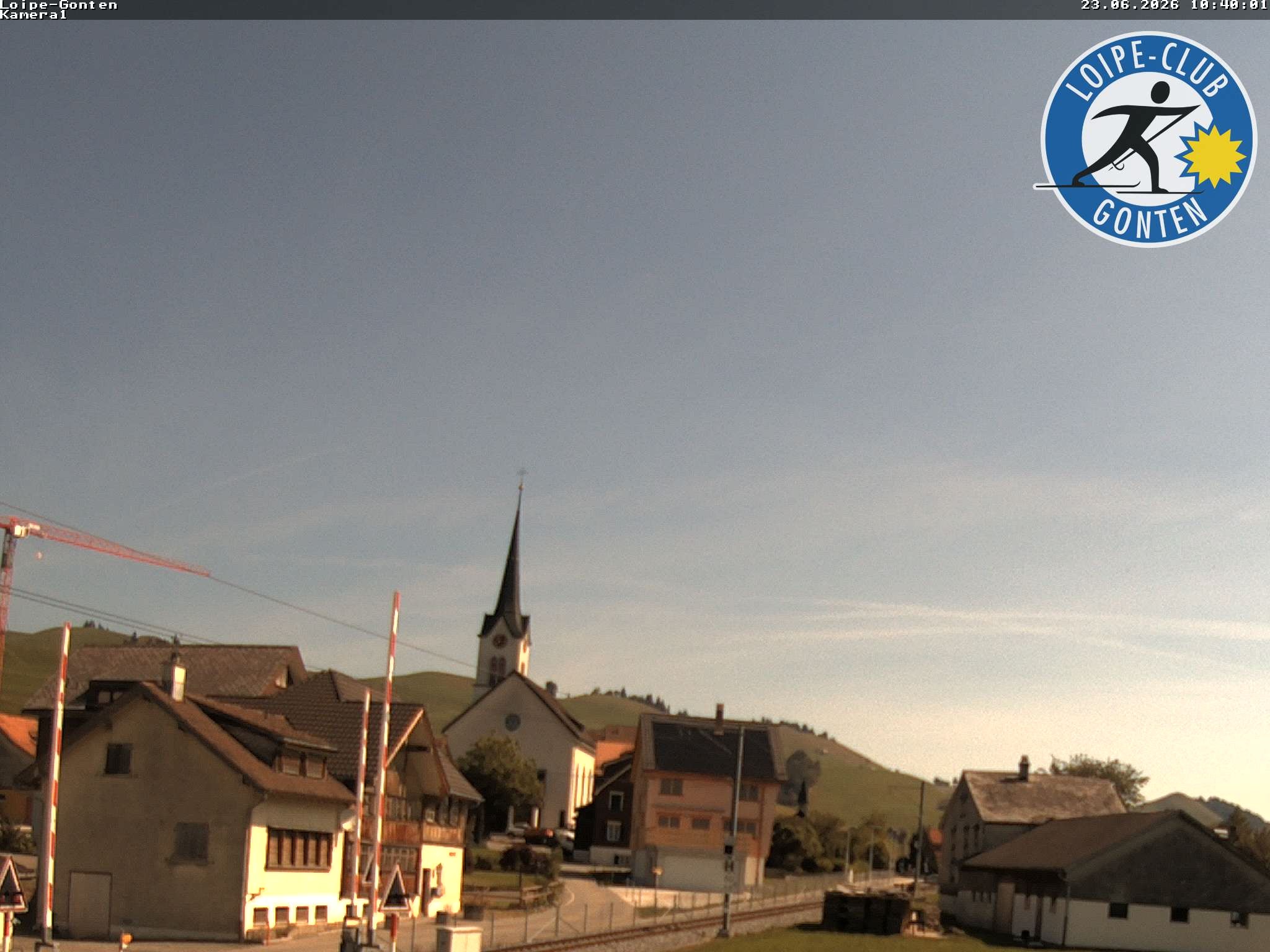 Archived image Webcam Gonten - Church