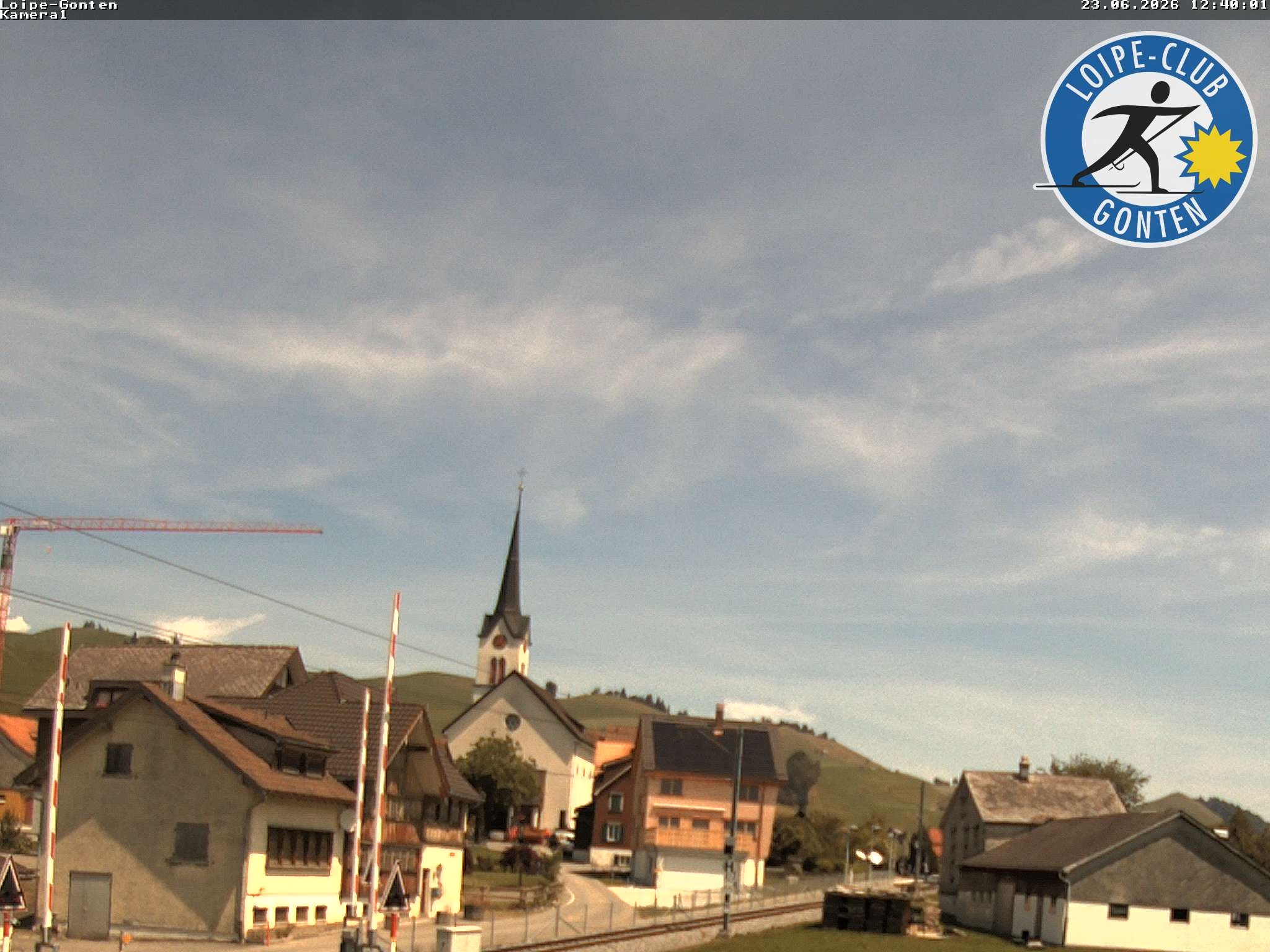Archived image Webcam Gonten - Church