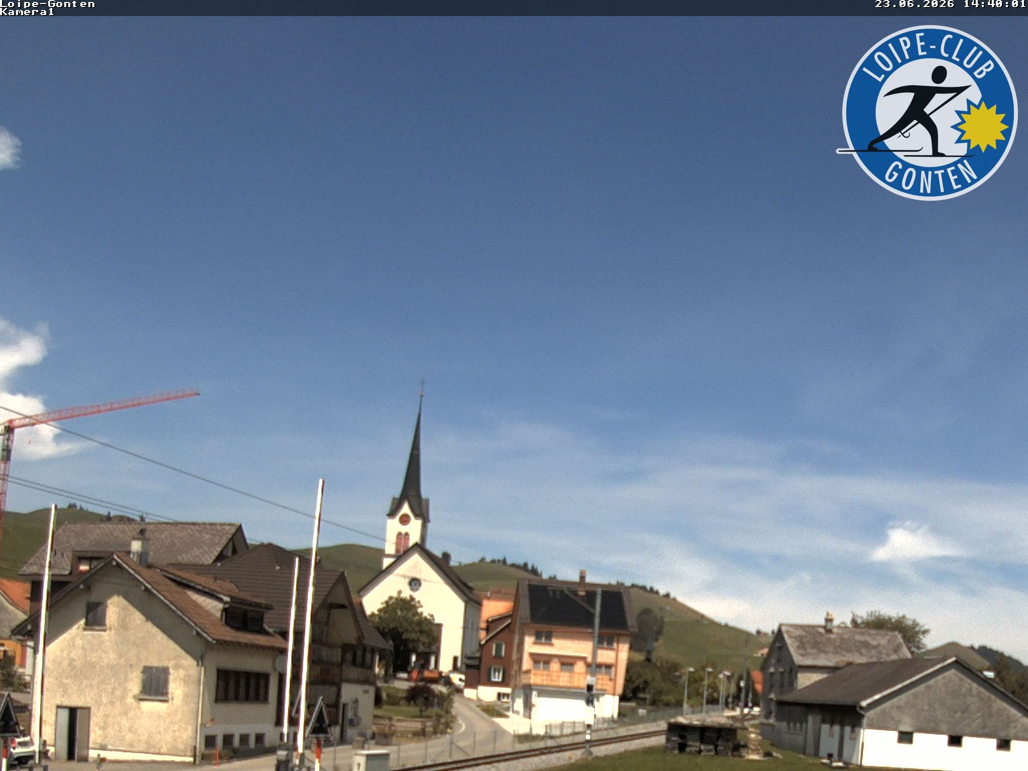 Archived image Webcam Gonten - Church