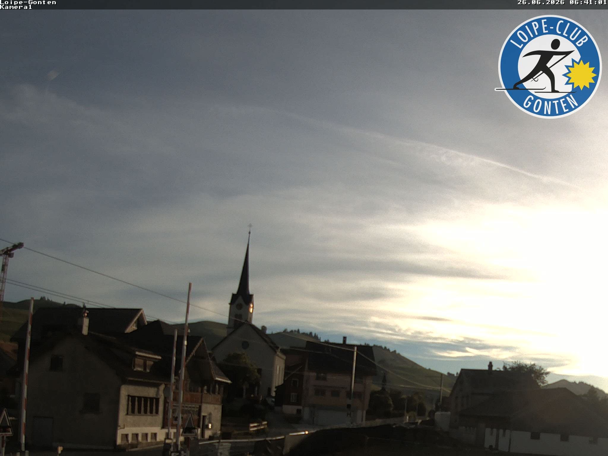 Archived image Webcam Gonten - Church
