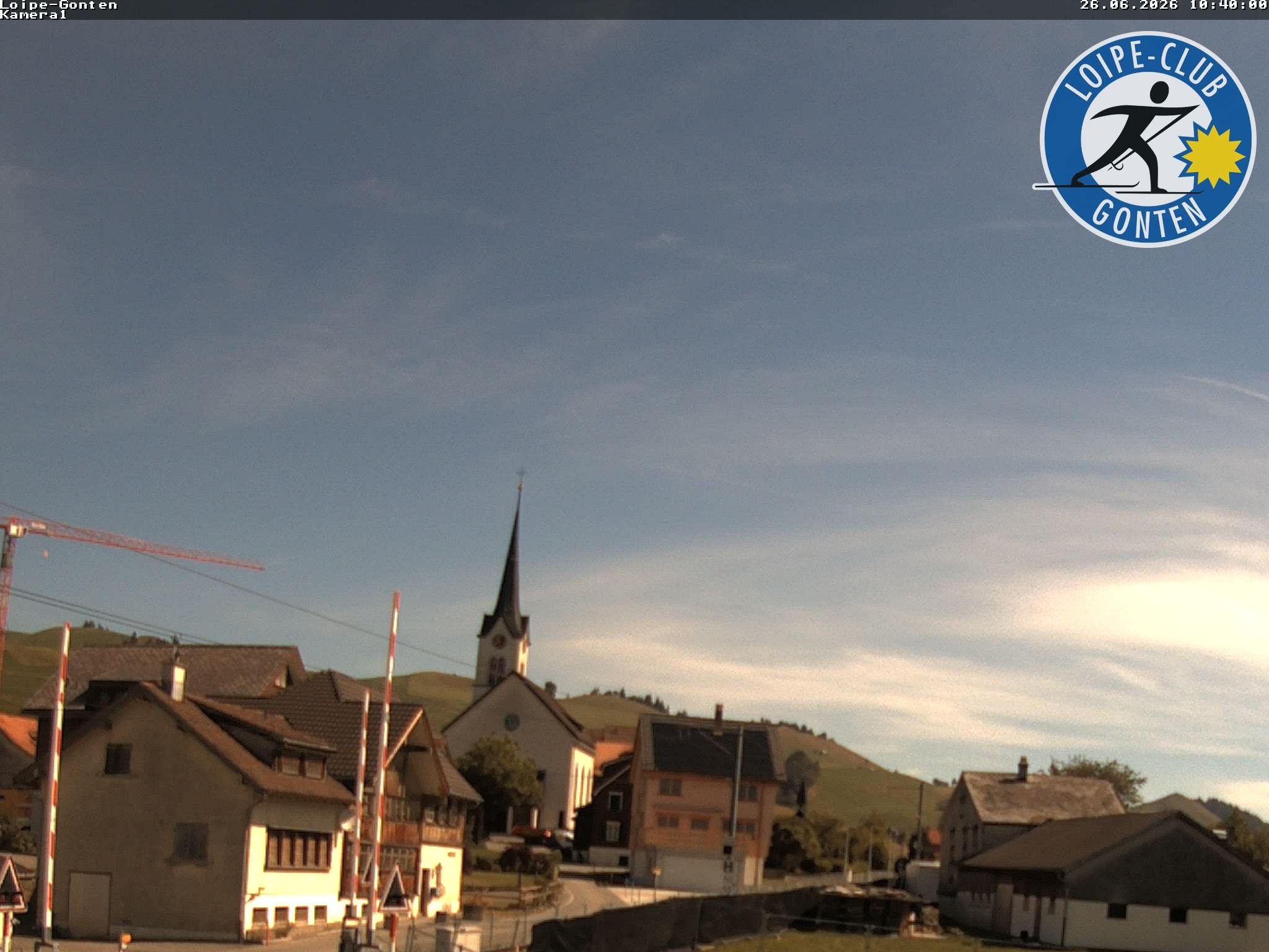 Archived image Webcam Gonten - Church