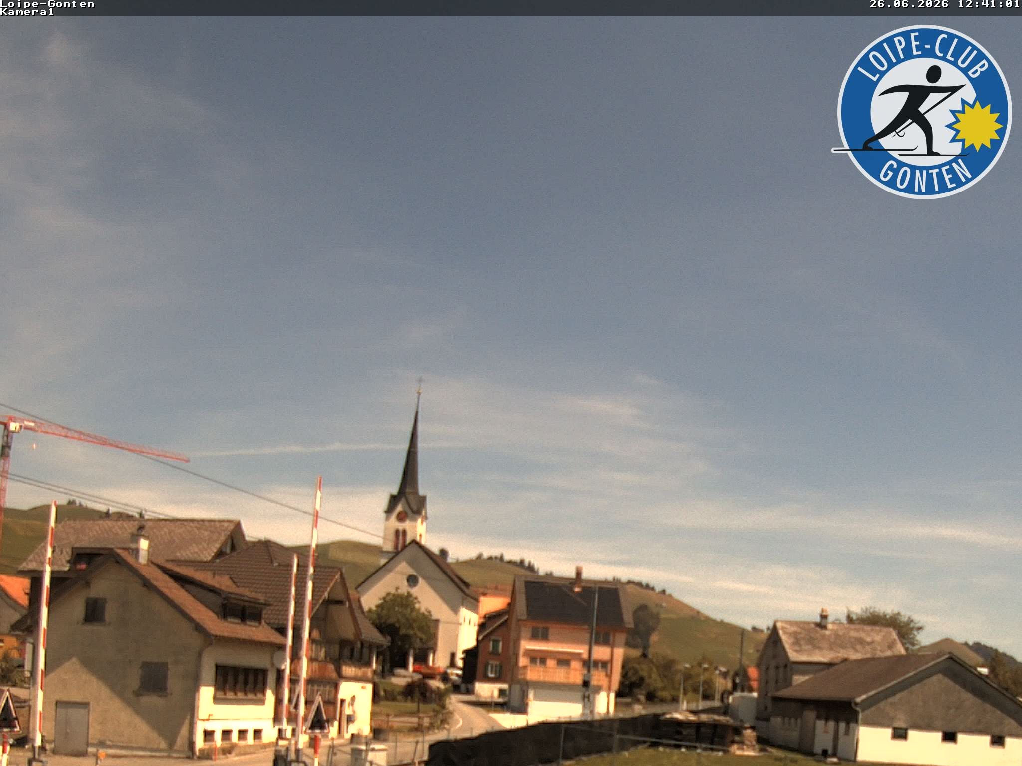 Archived image Webcam Gonten - Church