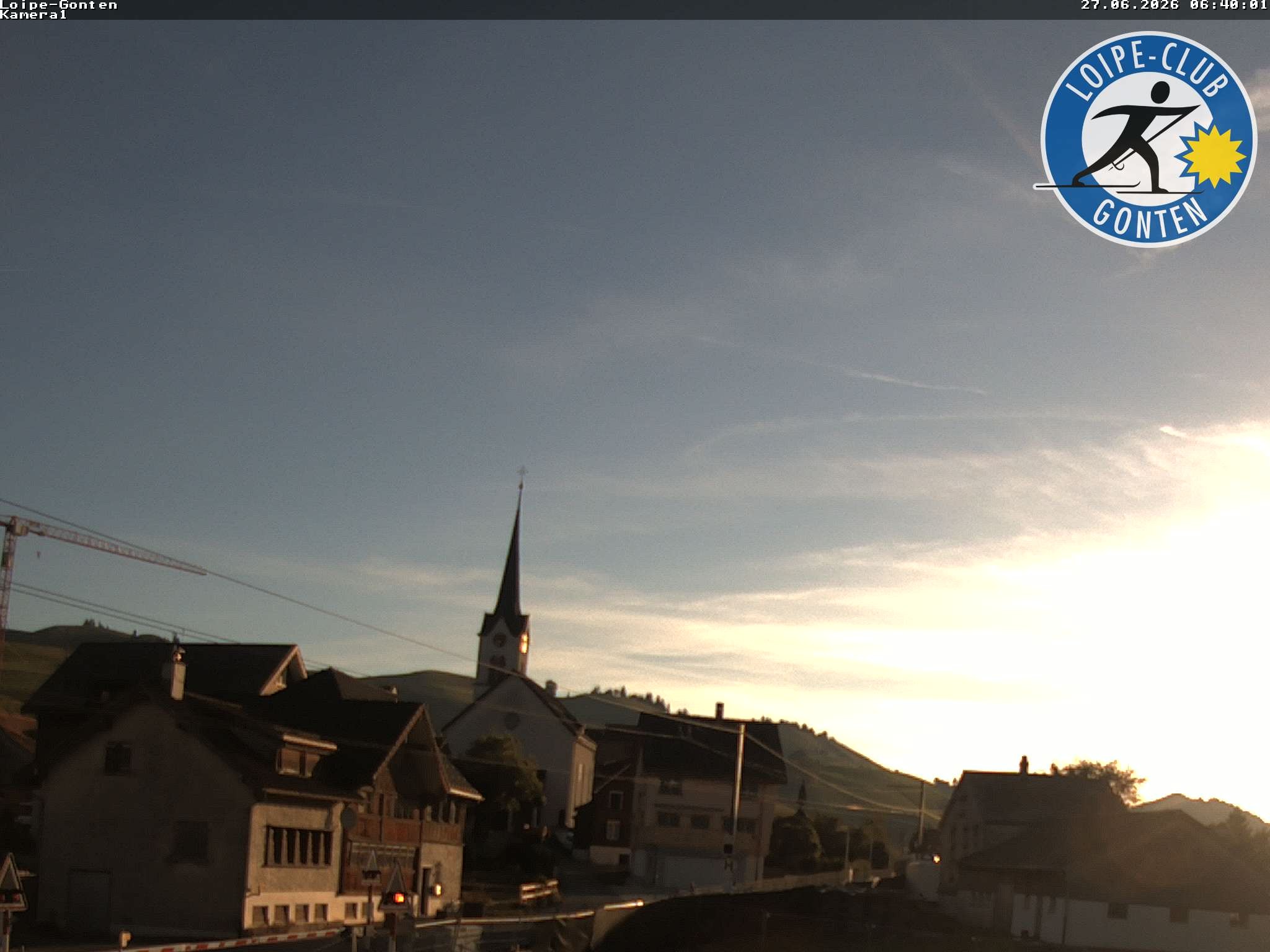 Archived image Webcam Gonten - Church