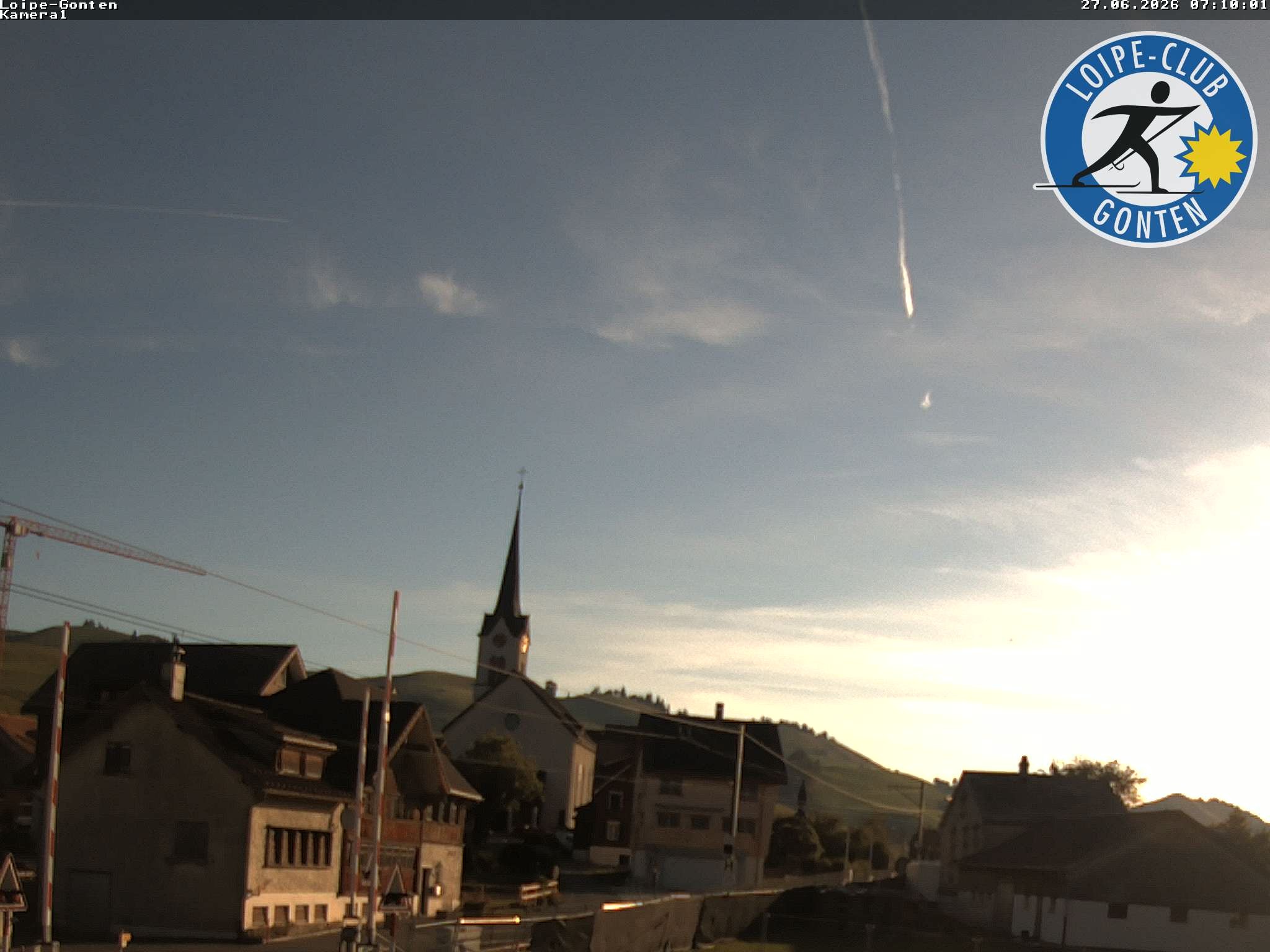 Archived image Webcam Gonten - Church