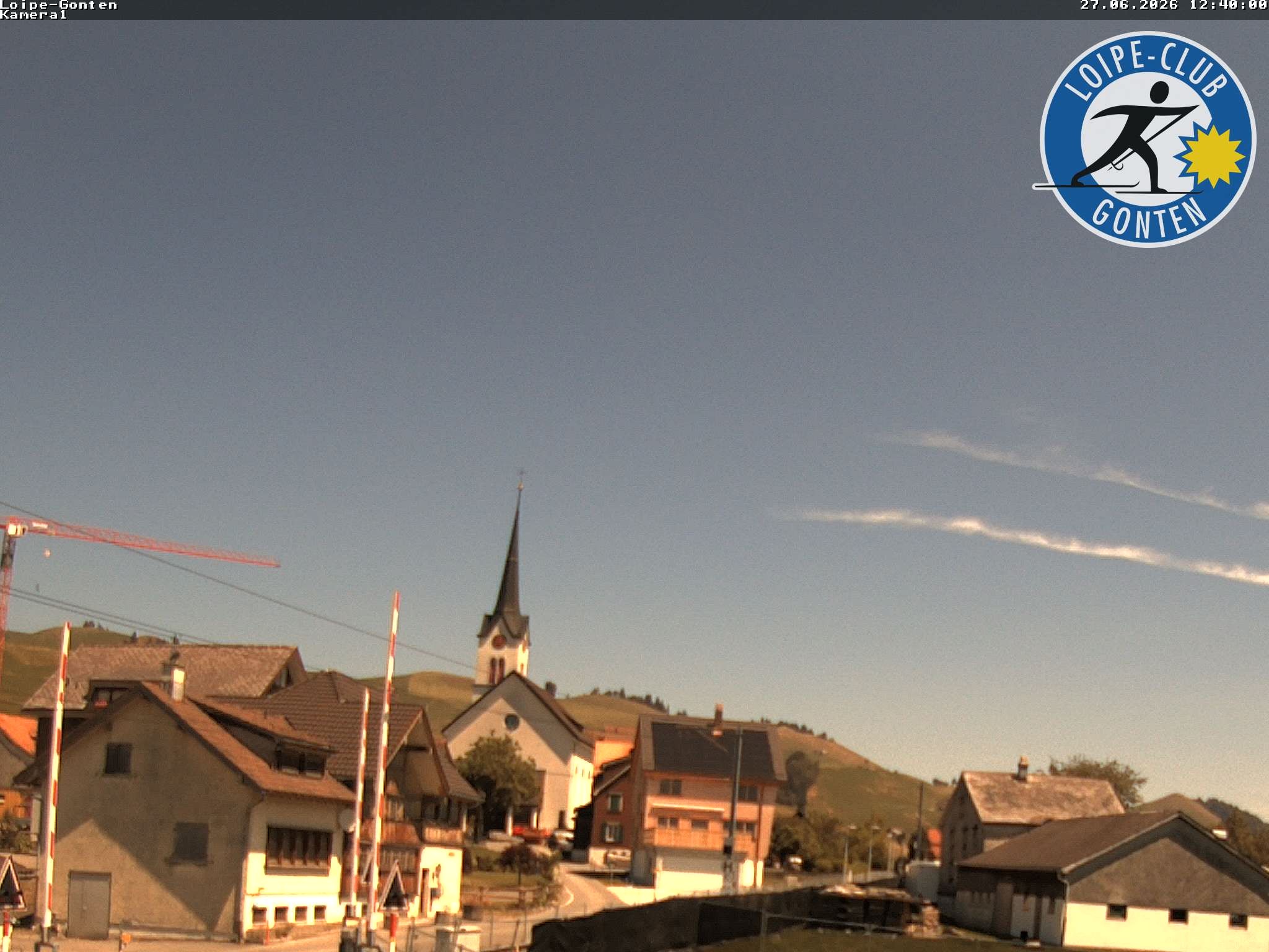 Archived image Webcam Gonten - Church