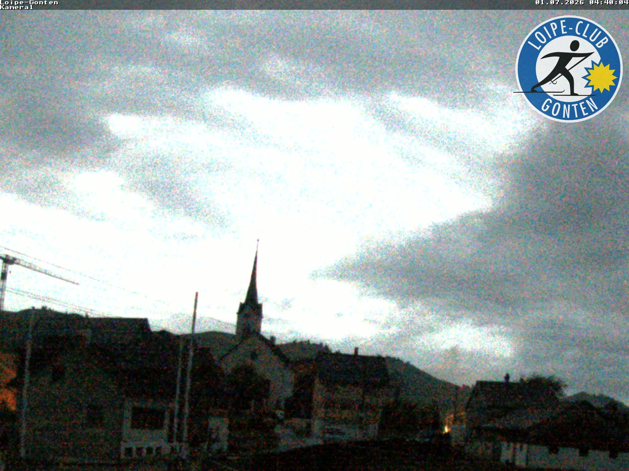 Archiv Foto Webcam Gonten - Blick zur Kirche