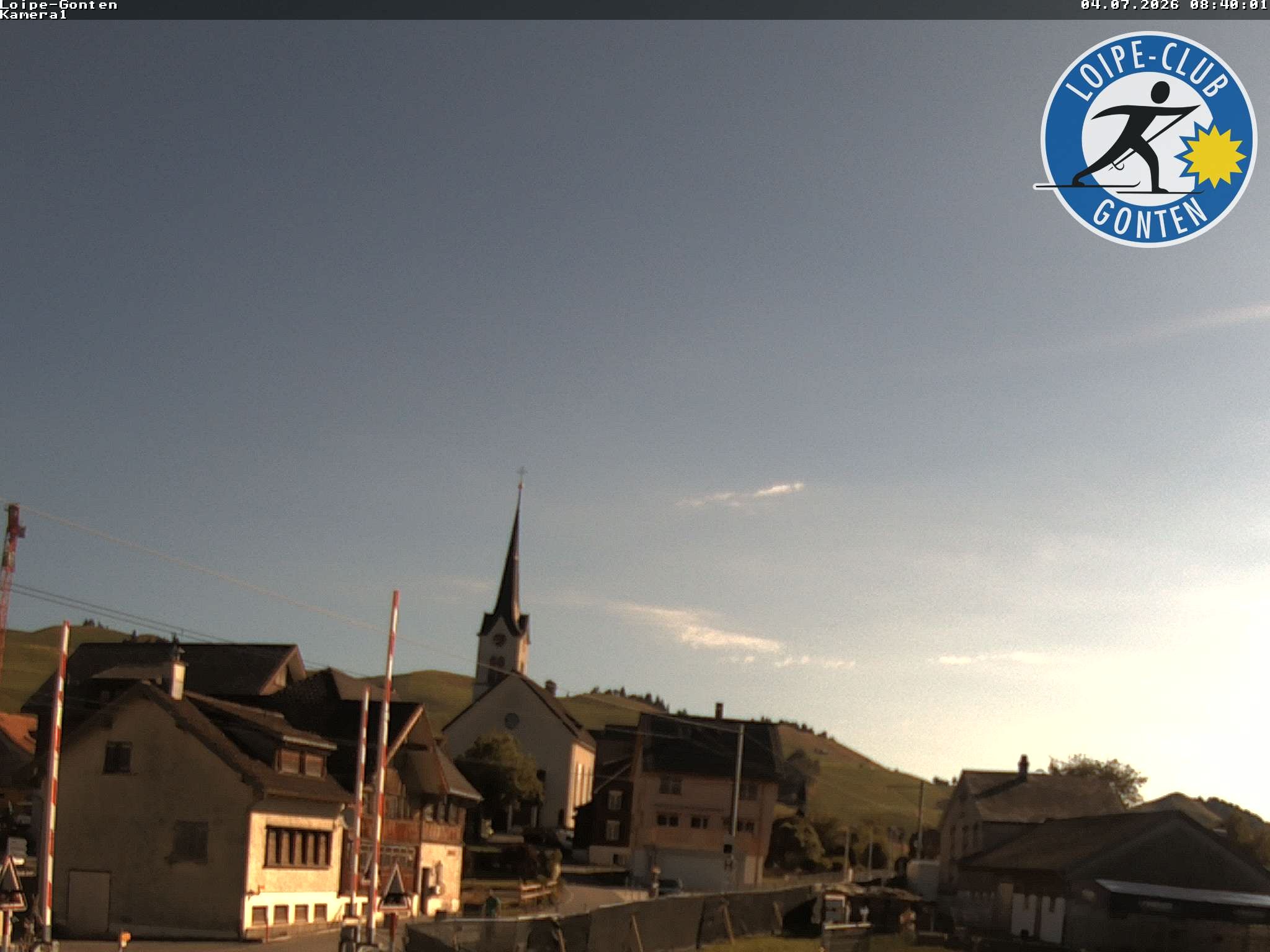 Archived image Webcam Gonten - Church
