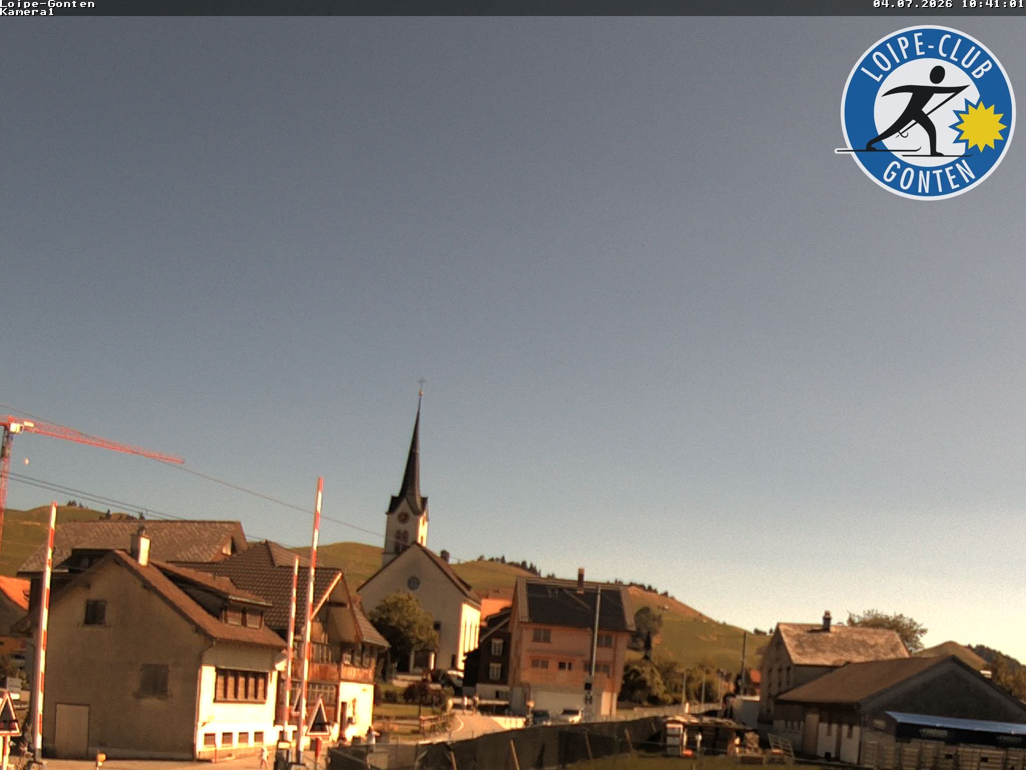 Archived image Webcam Gonten - Church