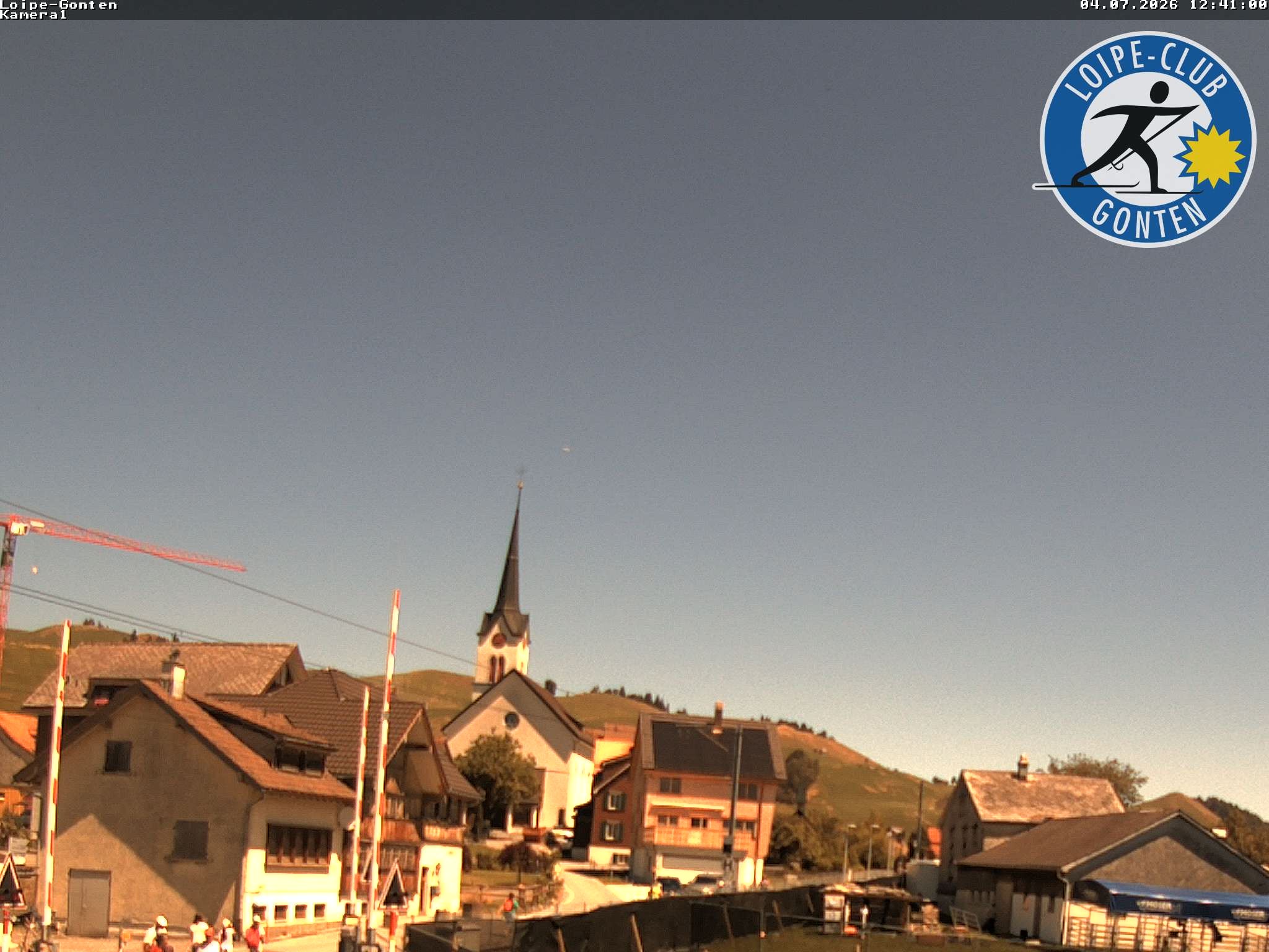 Archived image Webcam Gonten - Church