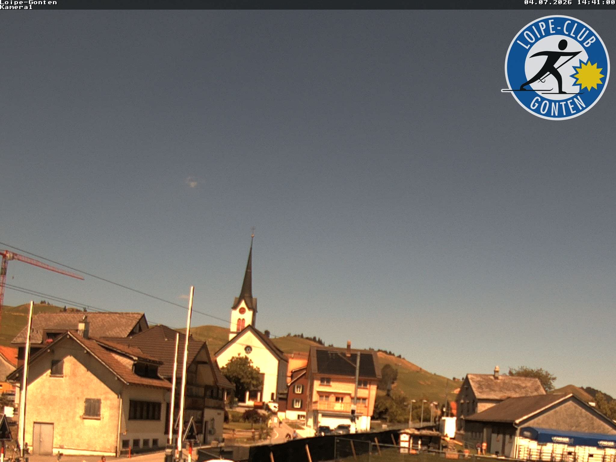 Archived image Webcam Gonten - Church