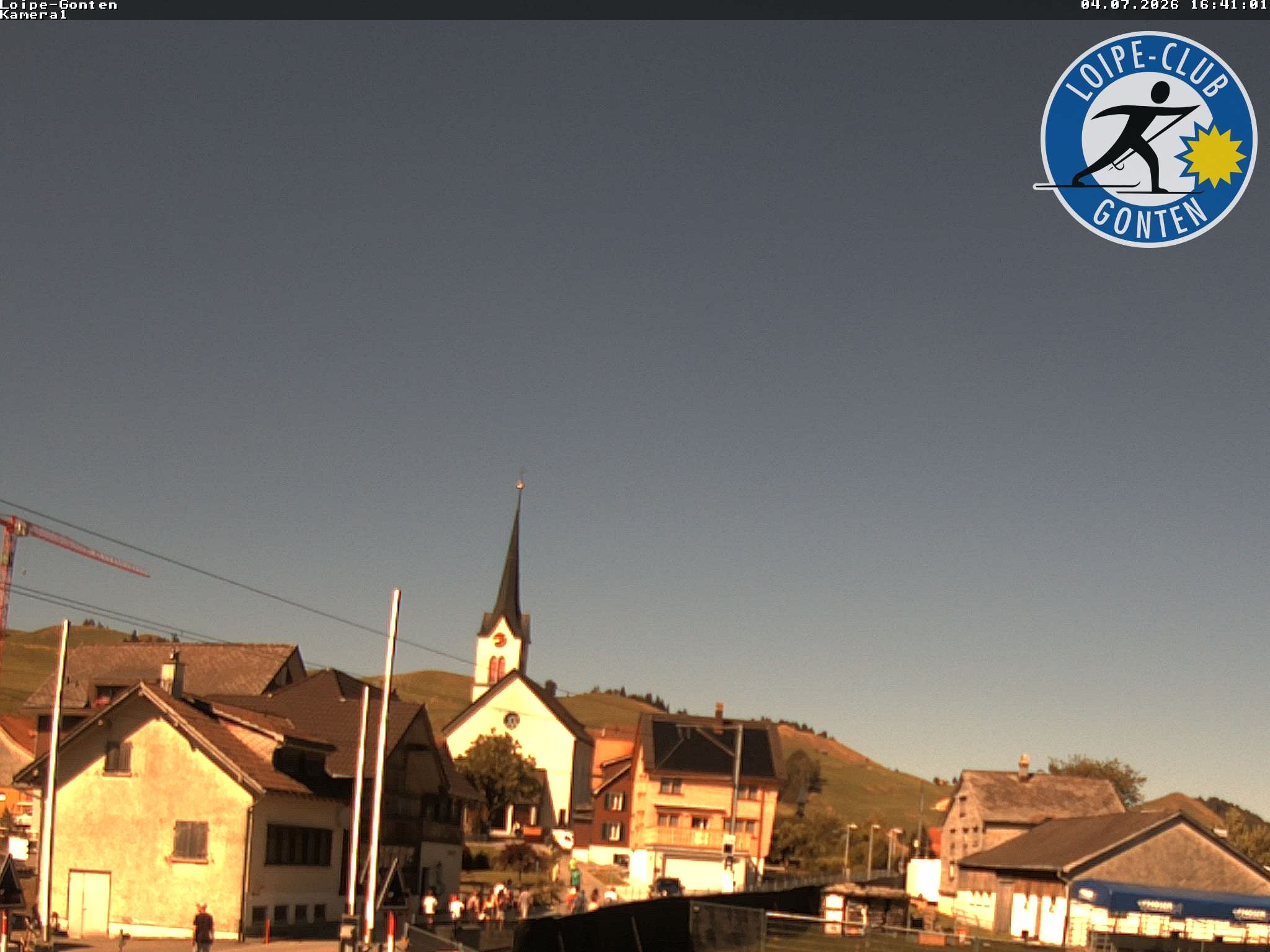 Archived image Webcam Gonten - Church