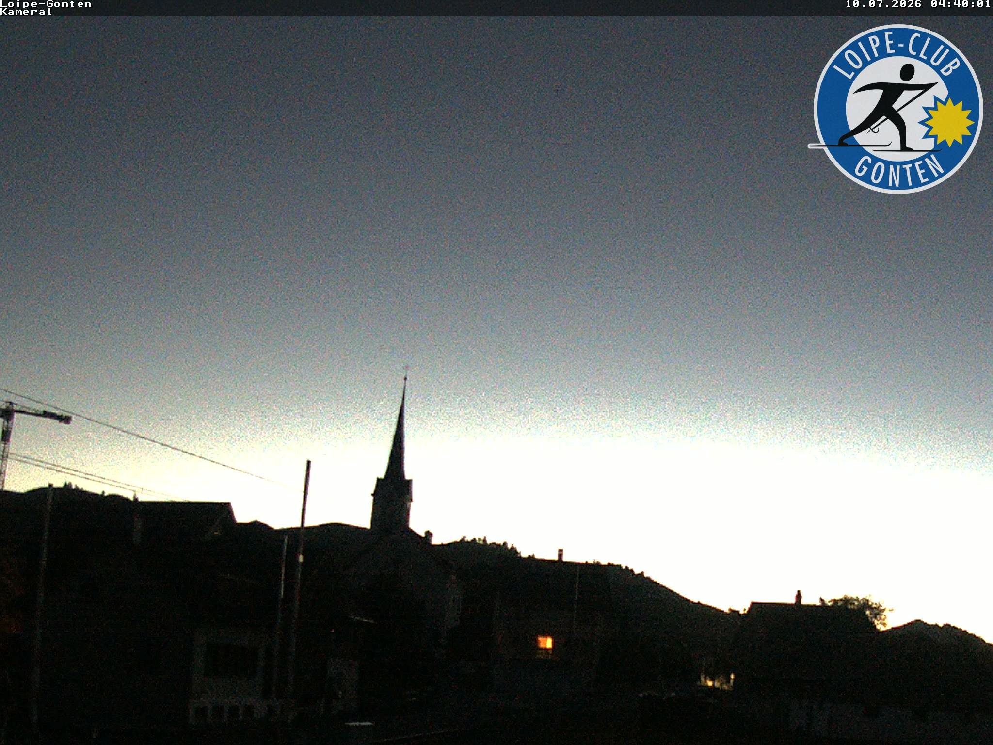Archiv Foto Webcam Gonten - Blick zur Kirche