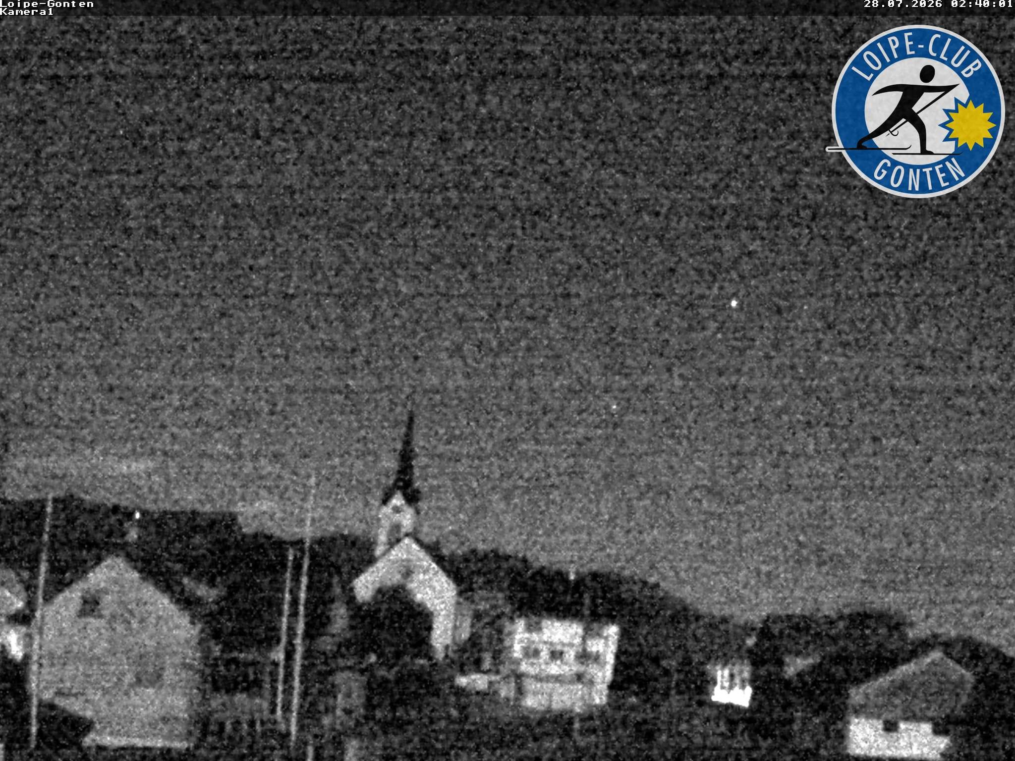 Archiv Foto Webcam Gonten - Blick zur Kirche