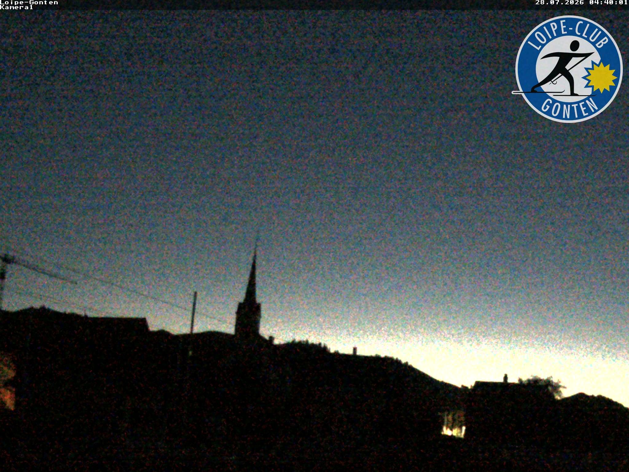 Archiv Foto Webcam Gonten - Blick zur Kirche