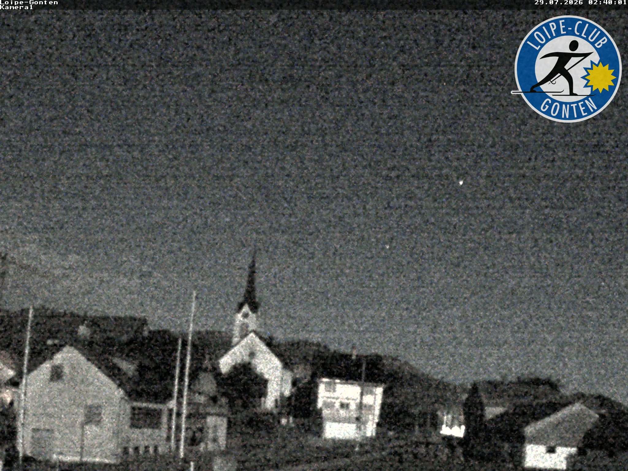 Archiv Foto Webcam Gonten - Blick zur Kirche