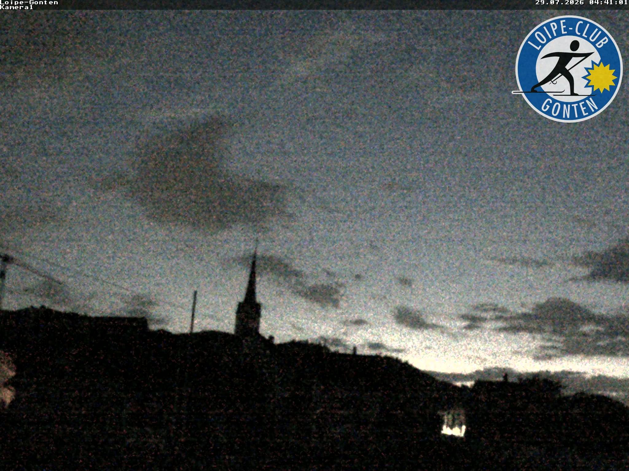 Archiv Foto Webcam Gonten - Blick zur Kirche