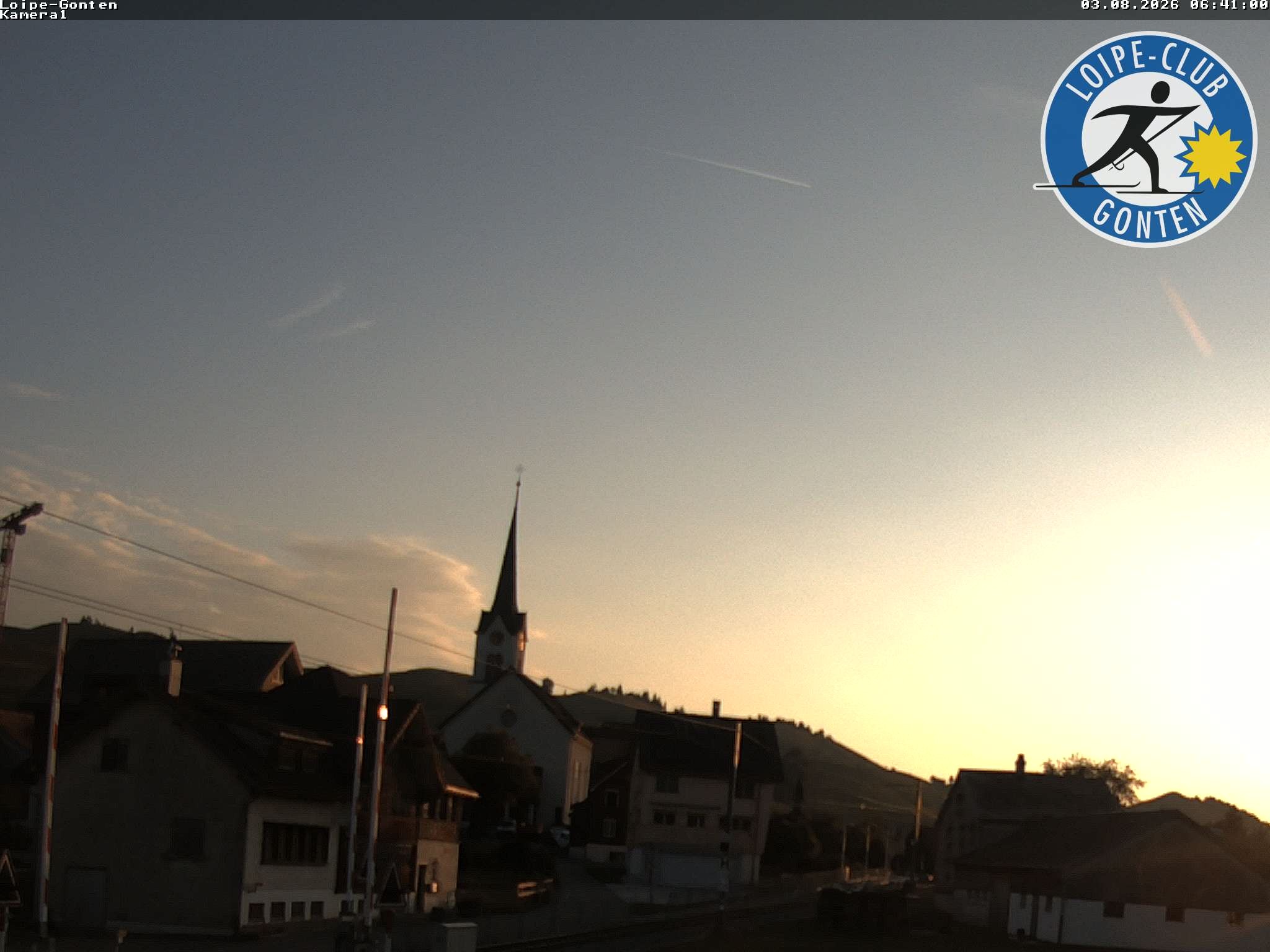 Archived image Webcam Gonten - Church