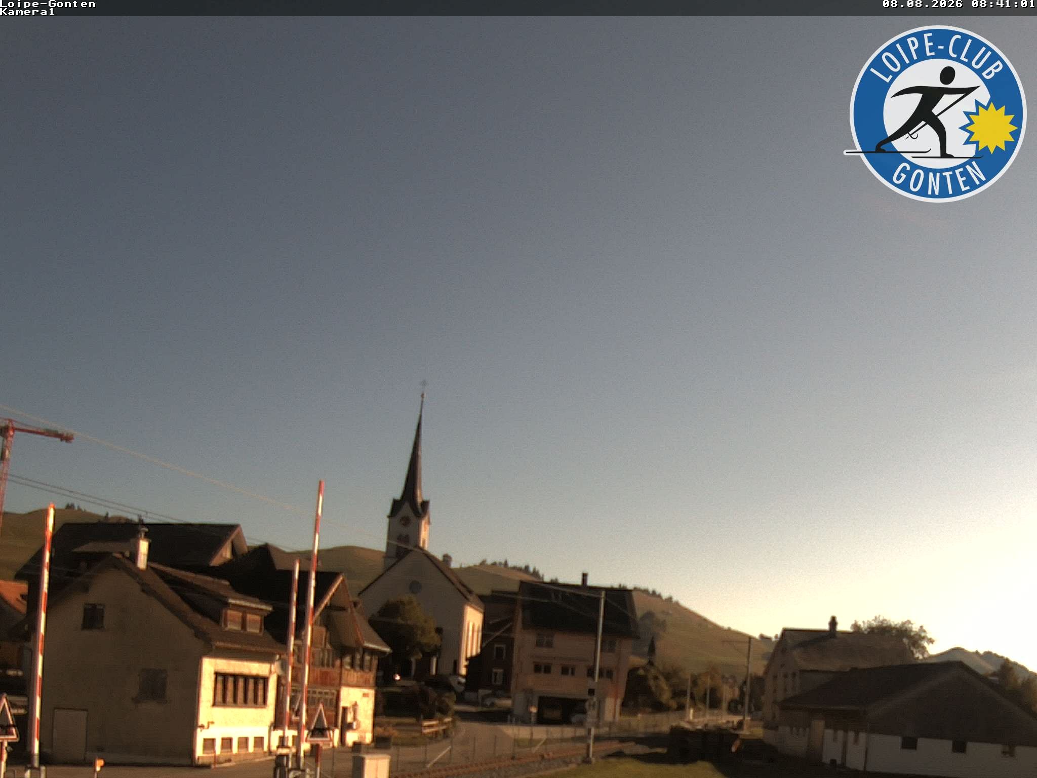 Archiv Foto Webcam Gonten - Blick zur Kirche
