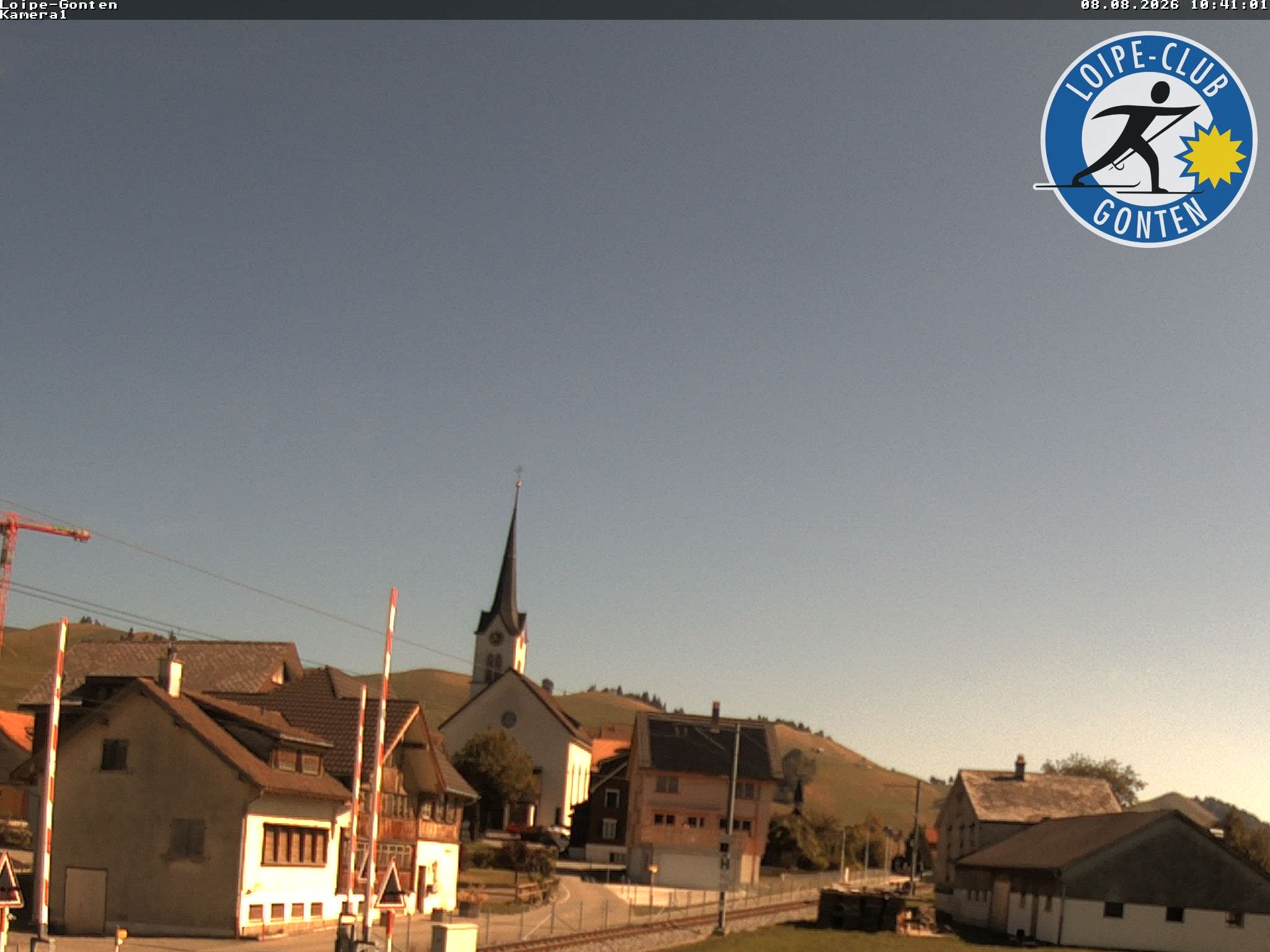 Archiv Foto Webcam Gonten - Blick zur Kirche