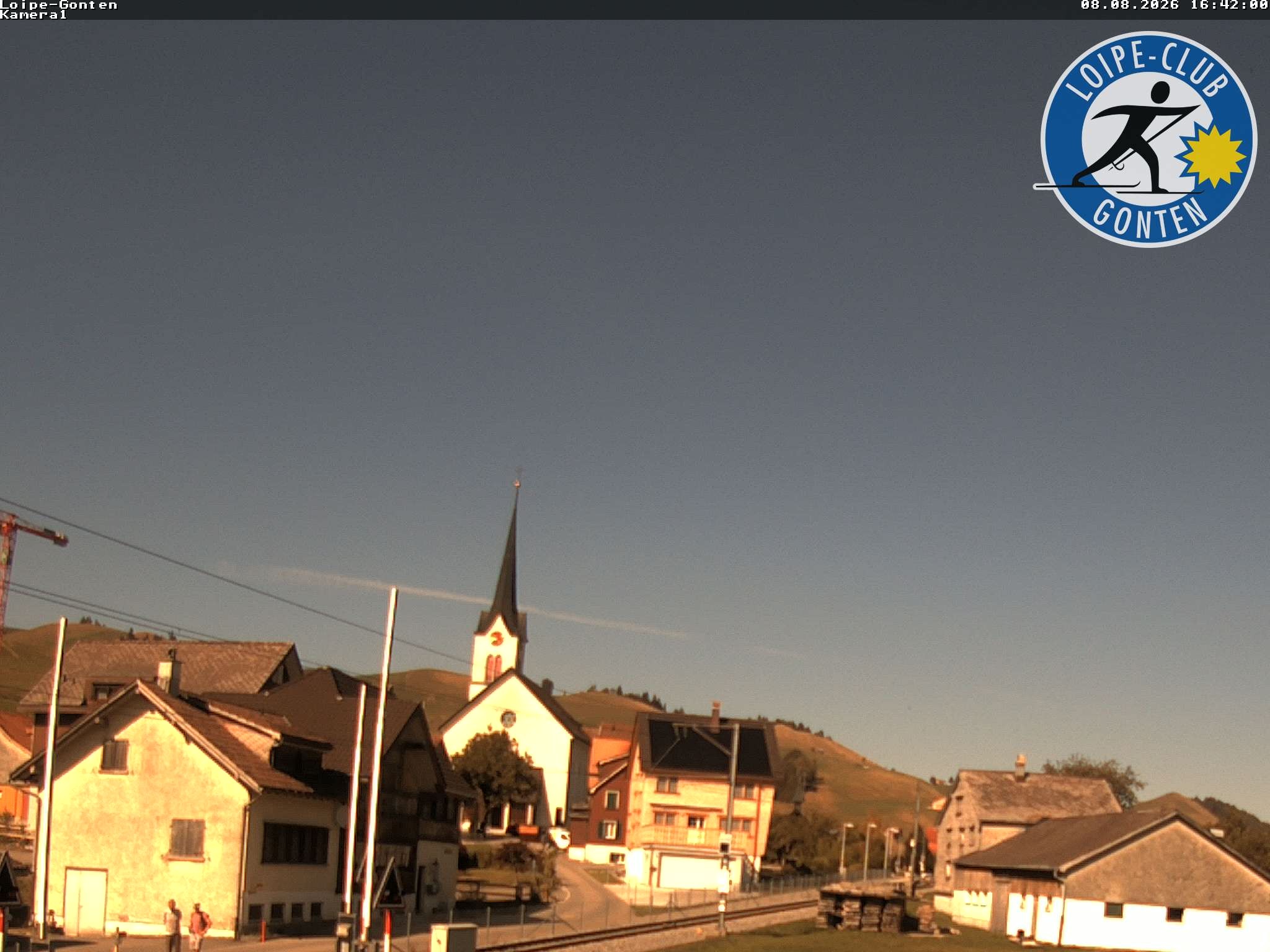 Archiv Foto Webcam Gonten - Blick zur Kirche