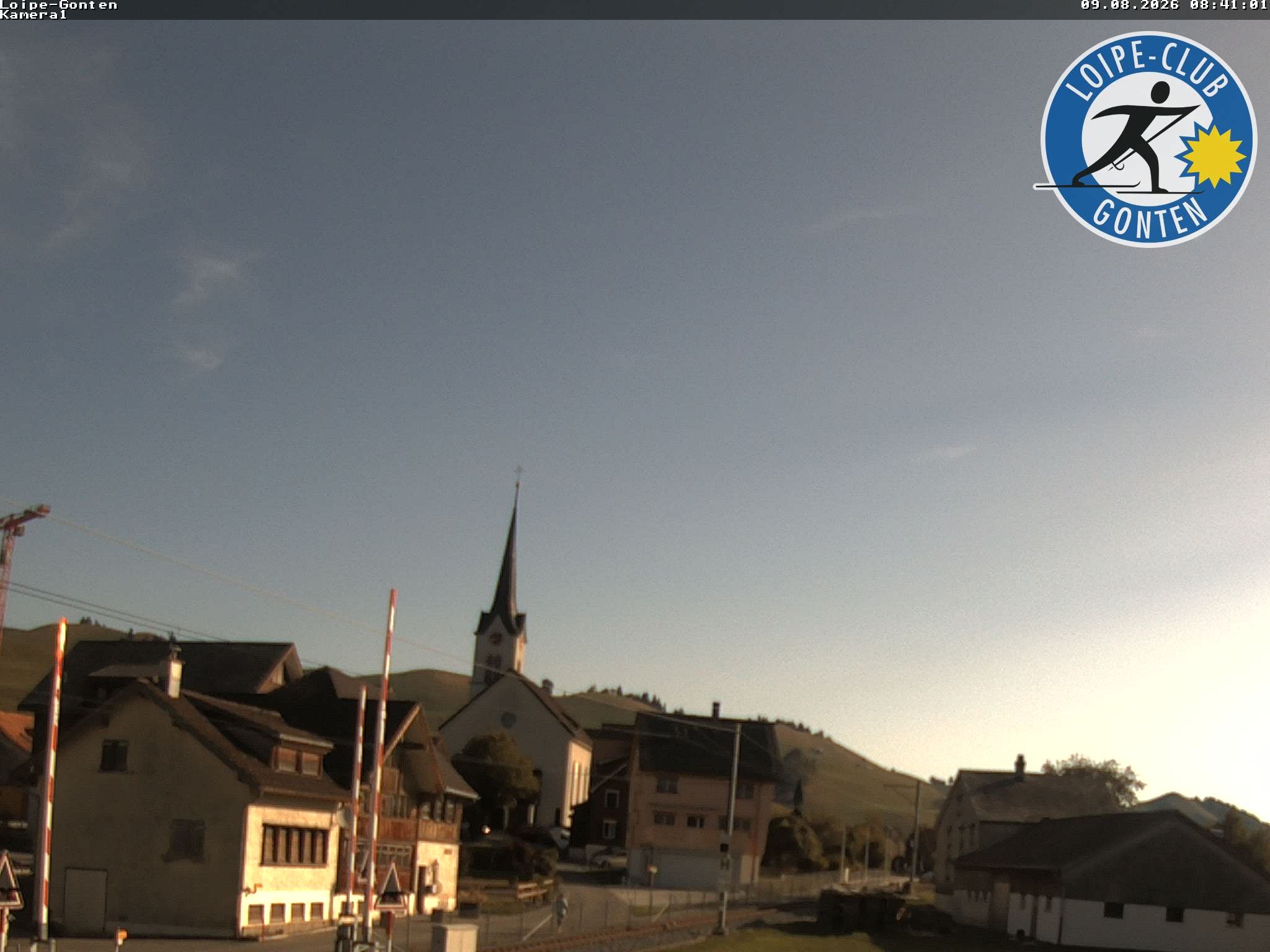 Archiv Foto Webcam Gonten - Blick zur Kirche