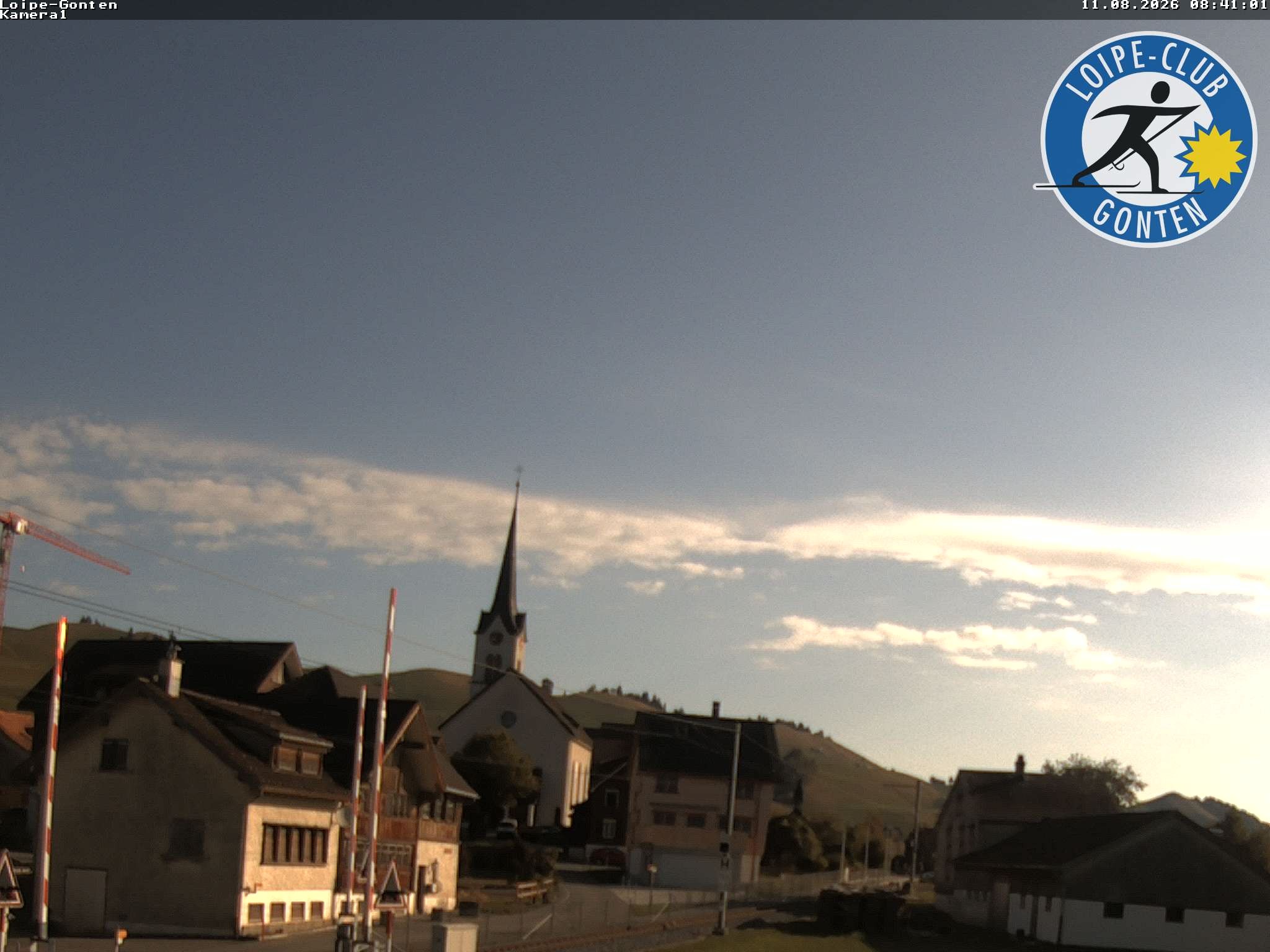 Archiv Foto Webcam Gonten - Blick zur Kirche