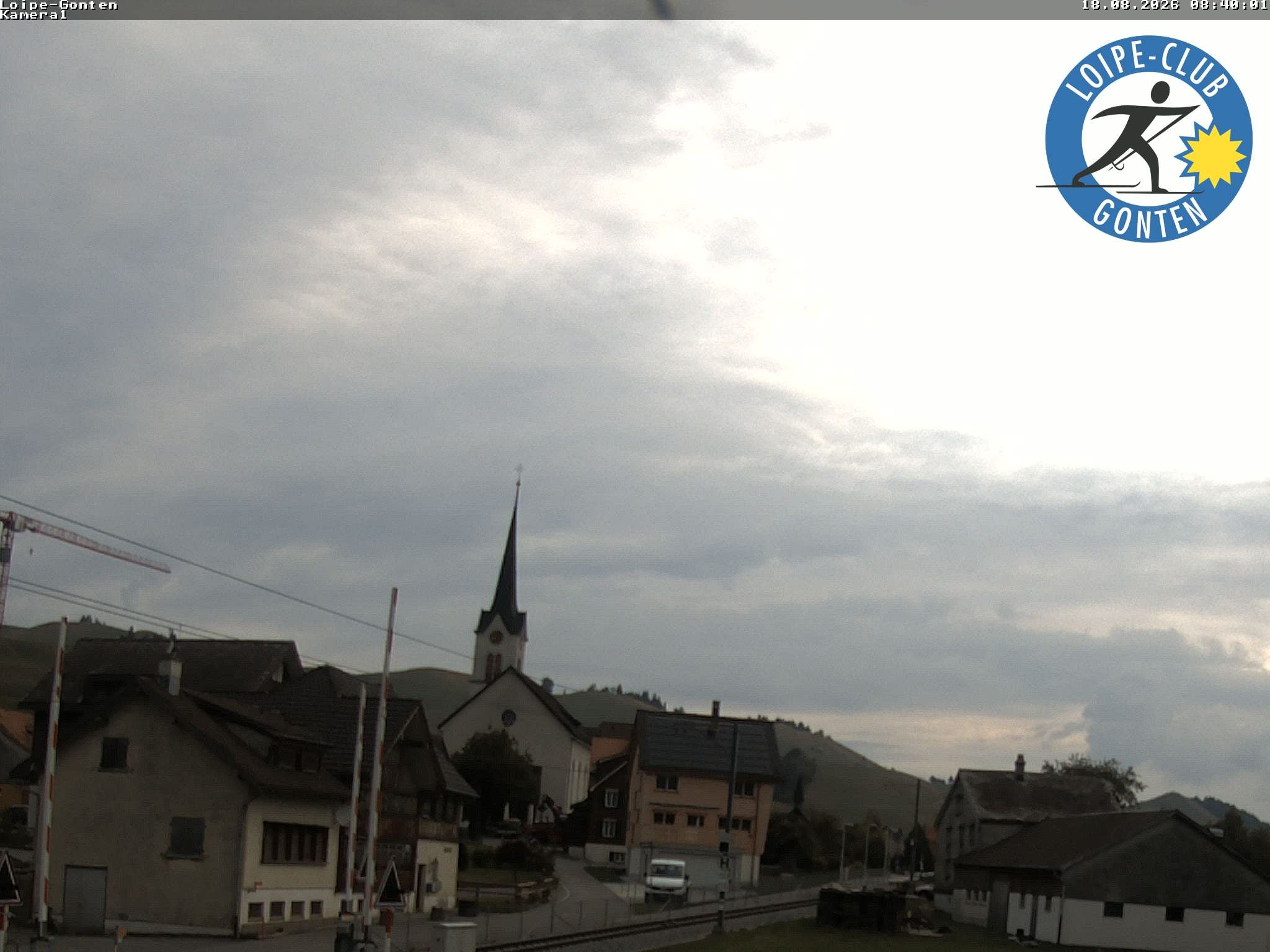 Archiv Foto Webcam Gonten - Blick zur Kirche