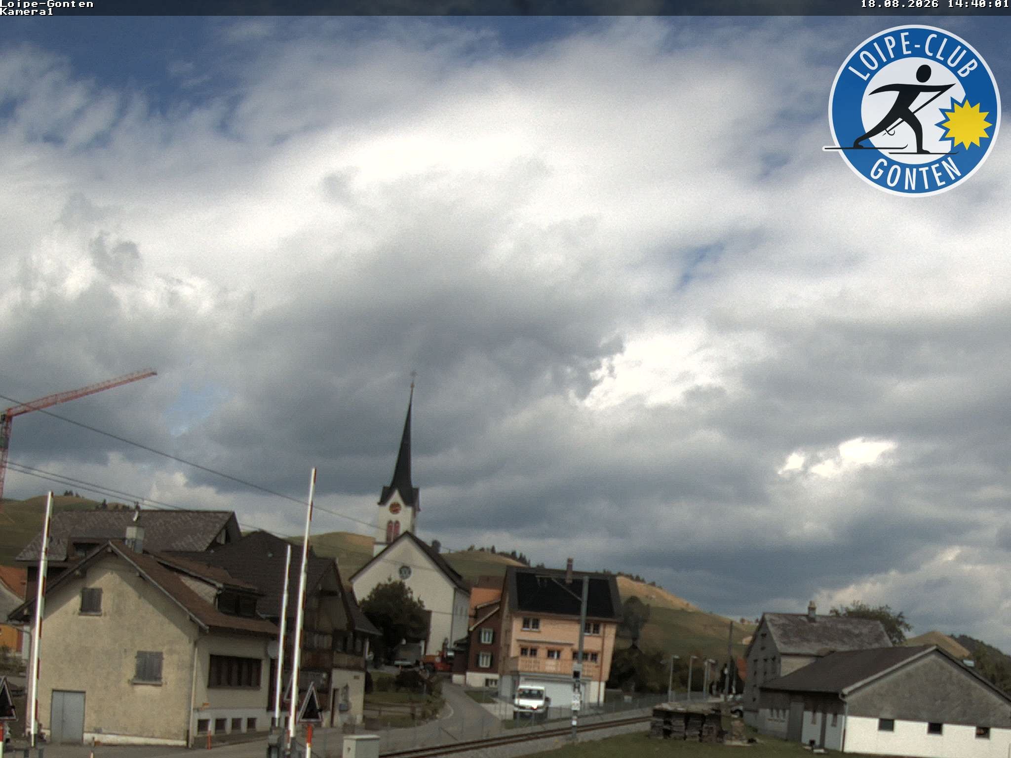 Archiv Foto Webcam Gonten - Blick zur Kirche