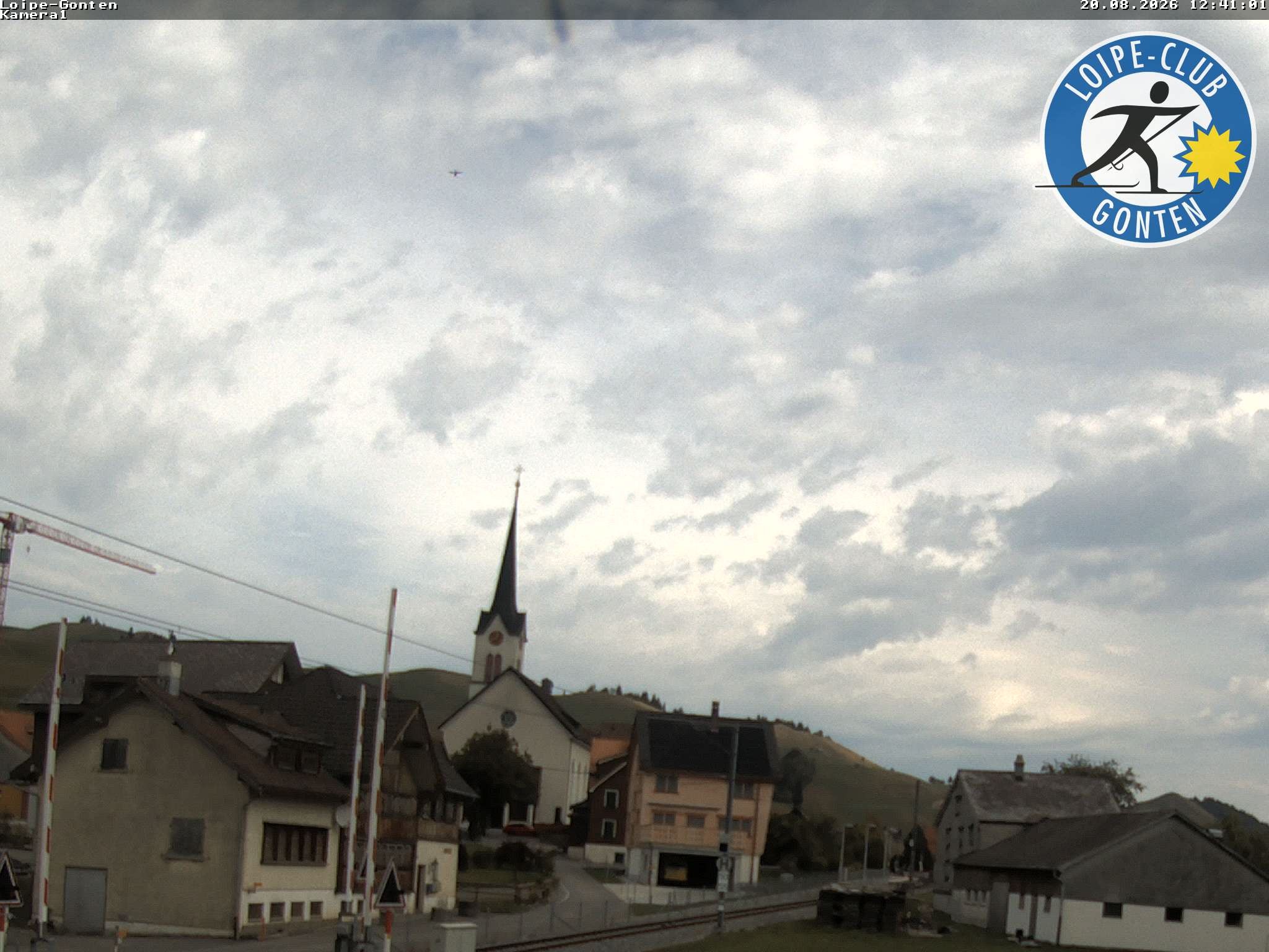 Archiv Foto Webcam Gonten - Blick zur Kirche