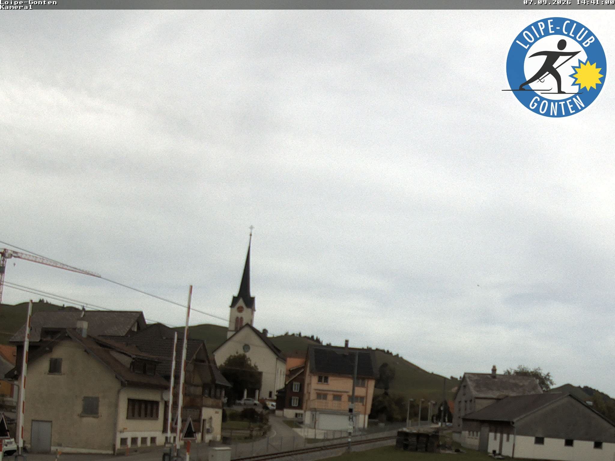 Archiv Foto Webcam Gonten - Blick zur Kirche