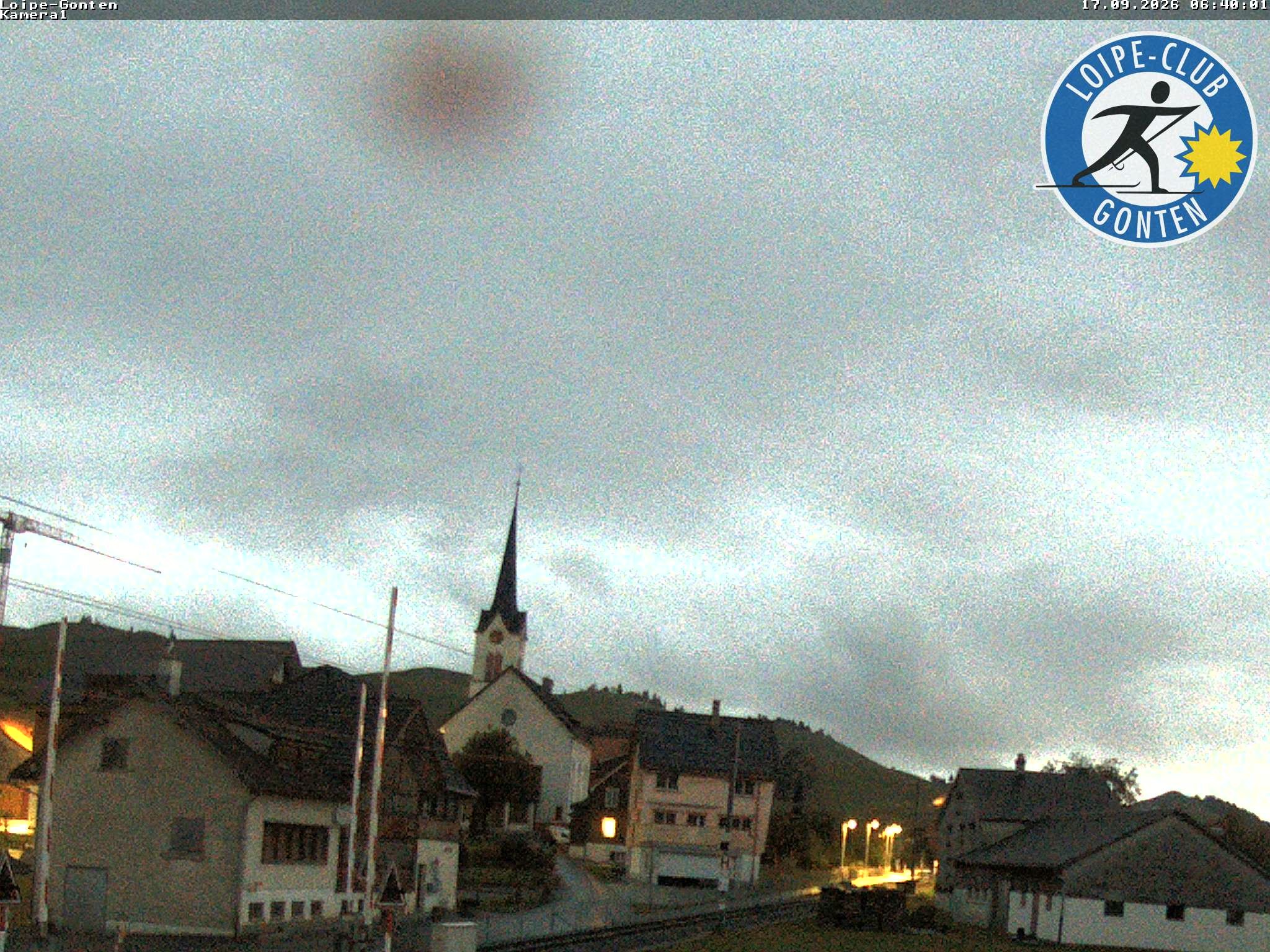 Archiv Foto Webcam Gonten - Blick zur Kirche