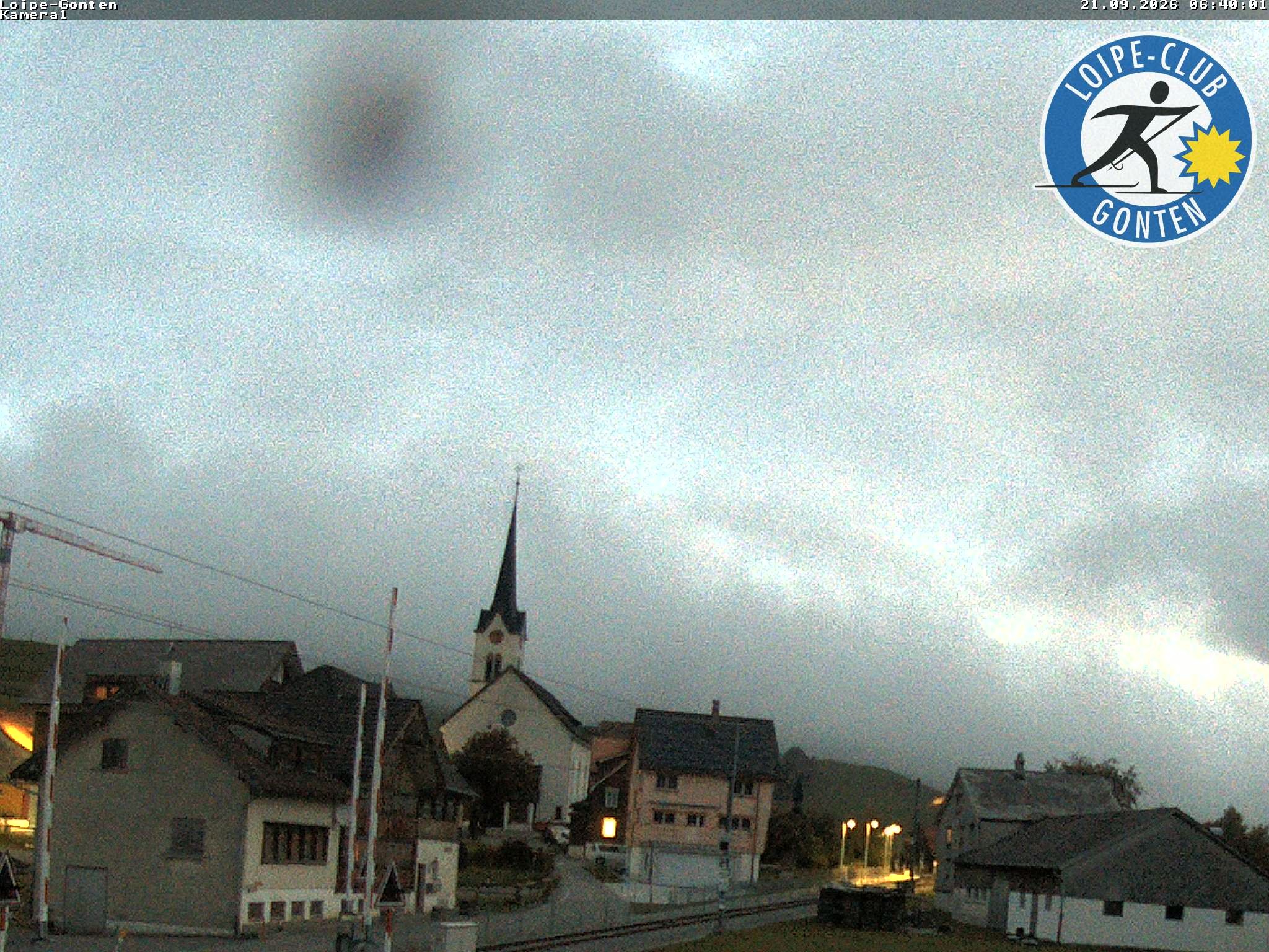 Archiv Foto Webcam Gonten - Blick zur Kirche