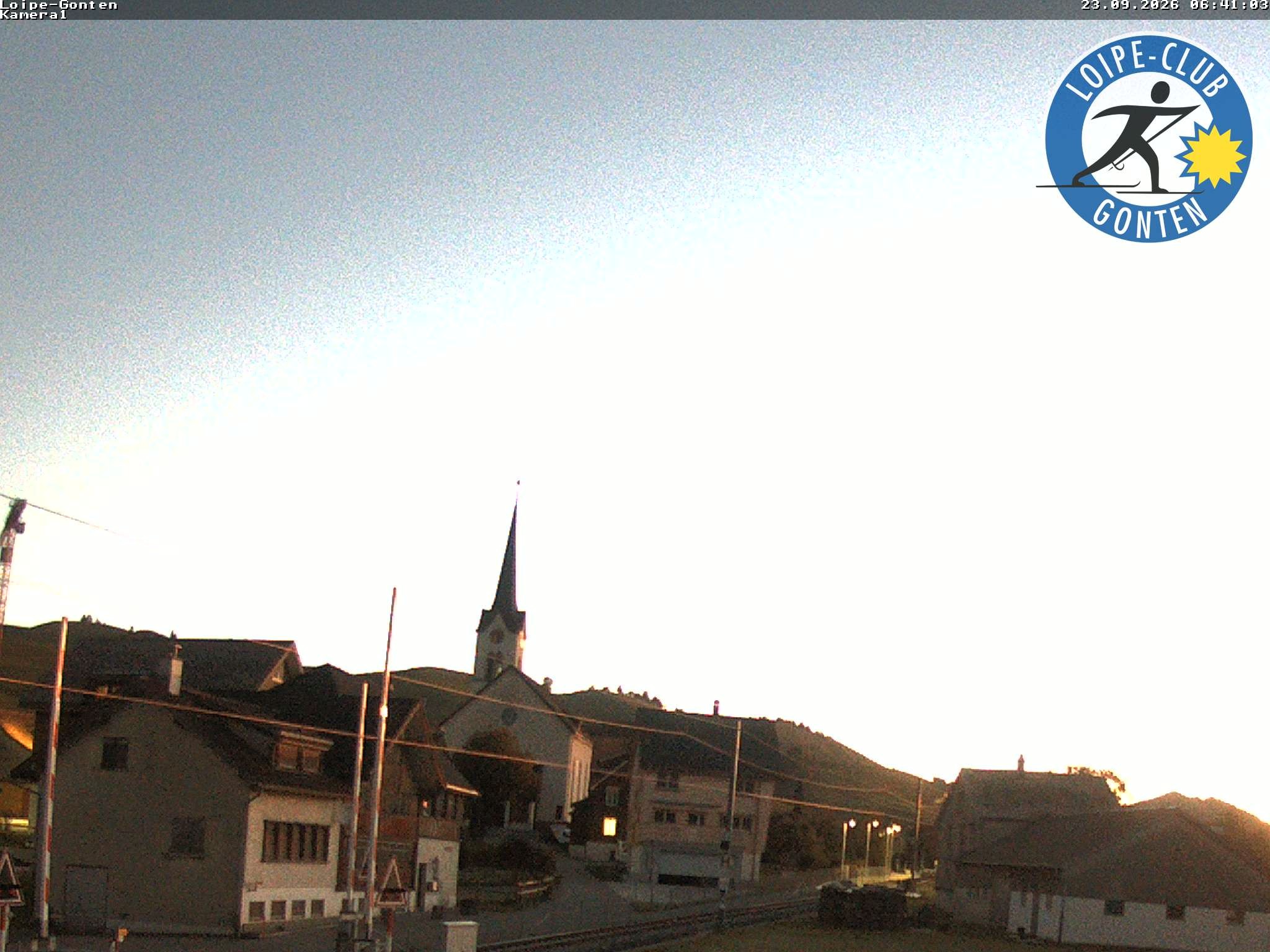 Archiv Foto Webcam Gonten - Blick zur Kirche