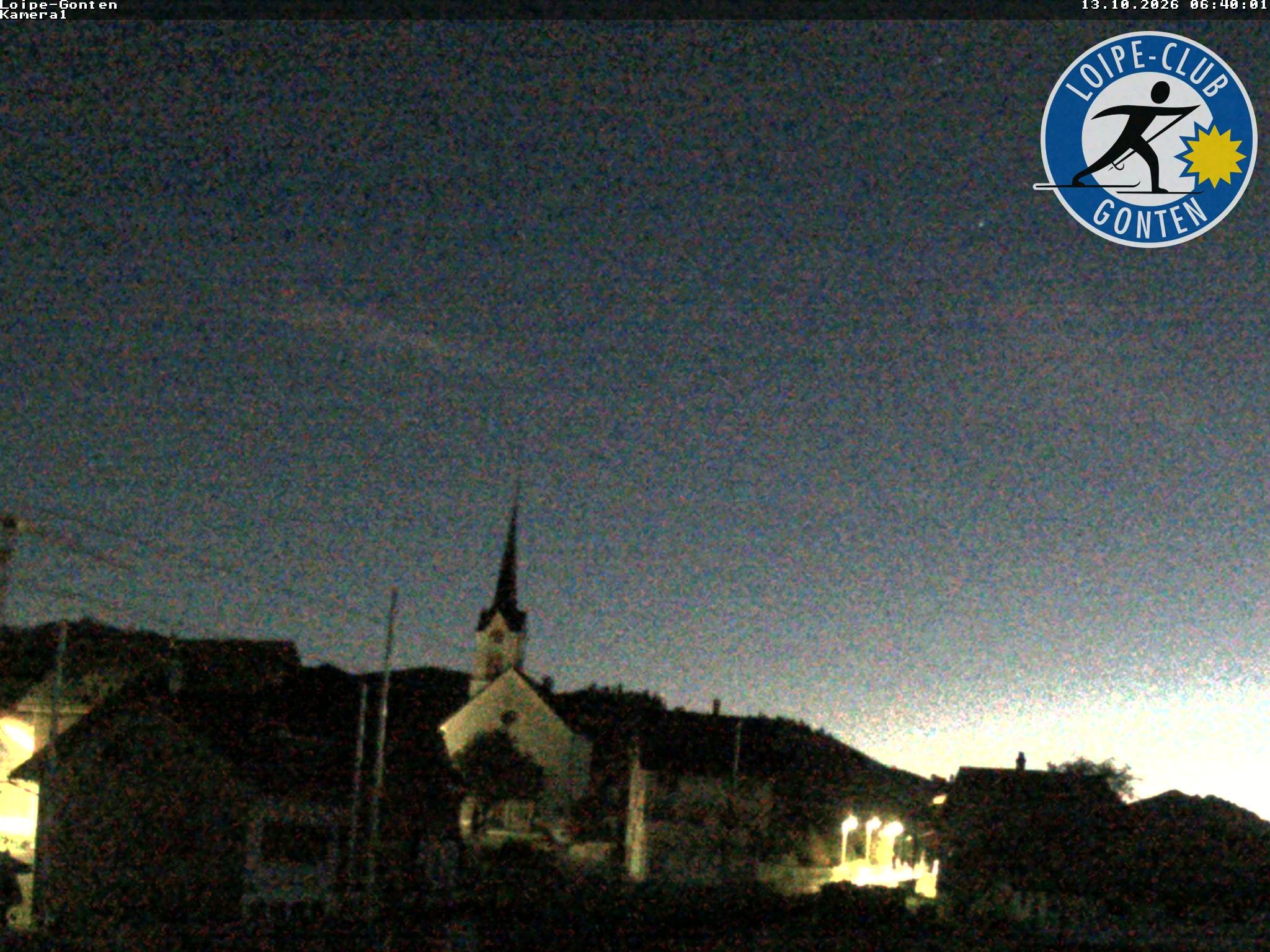 Archiv Foto Webcam Gonten - Blick zur Kirche
