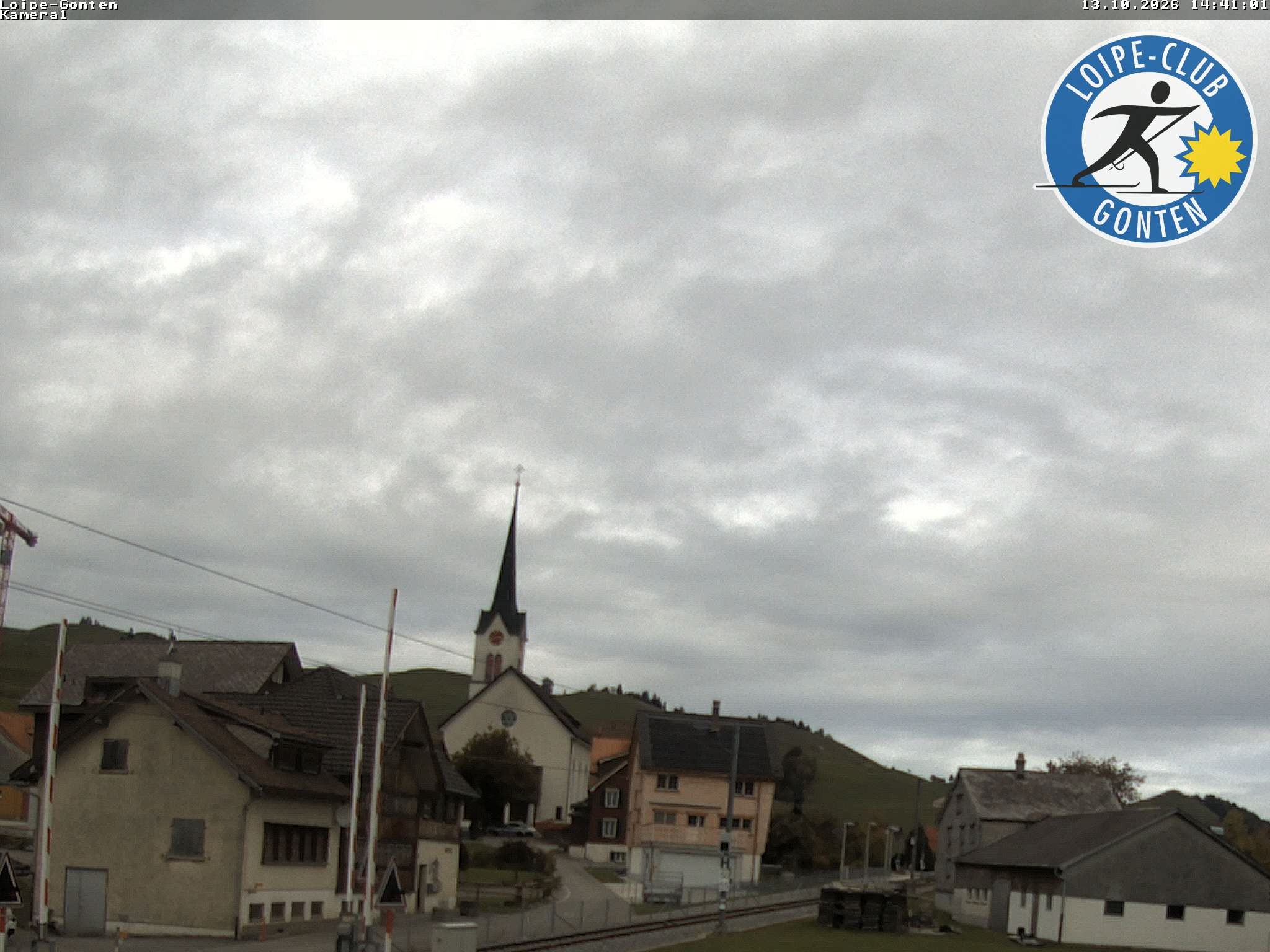 Archiv Foto Webcam Gonten - Blick zur Kirche